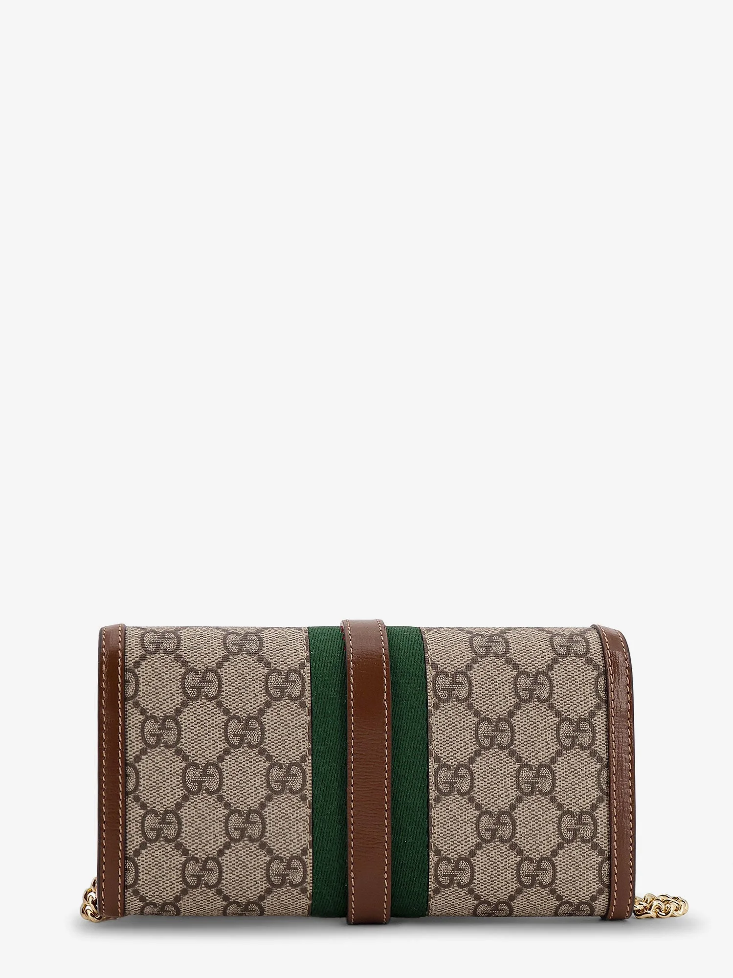 Gucci Jackie 1961 Gg Supreme Fabric And Leather Wallet With Shoulder Strap - Image 2