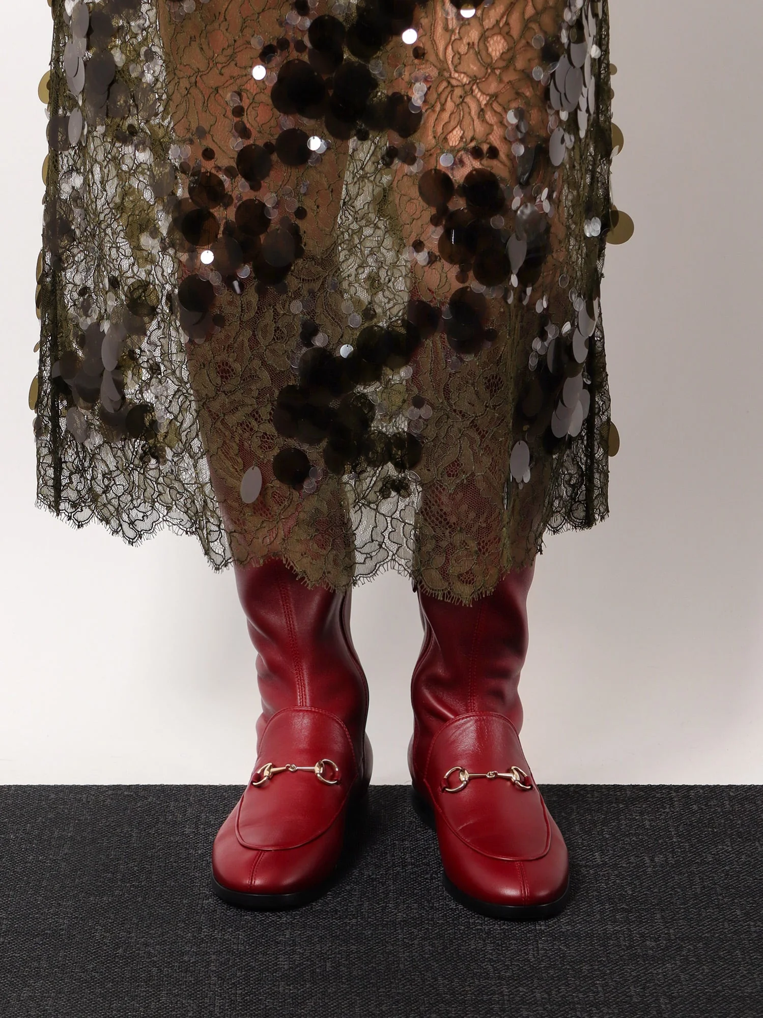 Gucci Jordaan Leather Boots - Image 2