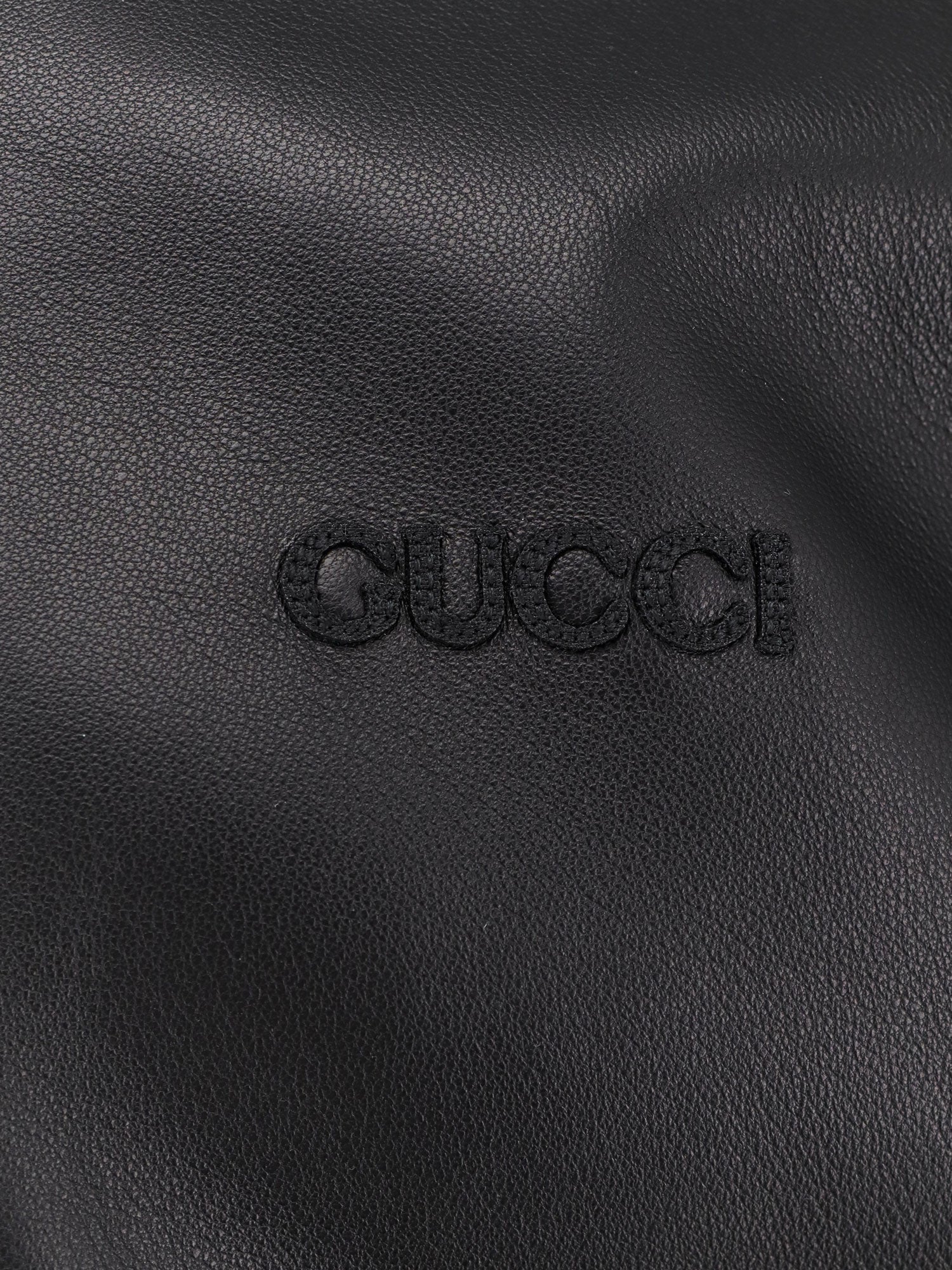 Gucci Leather And Wool Jacket - Image 4