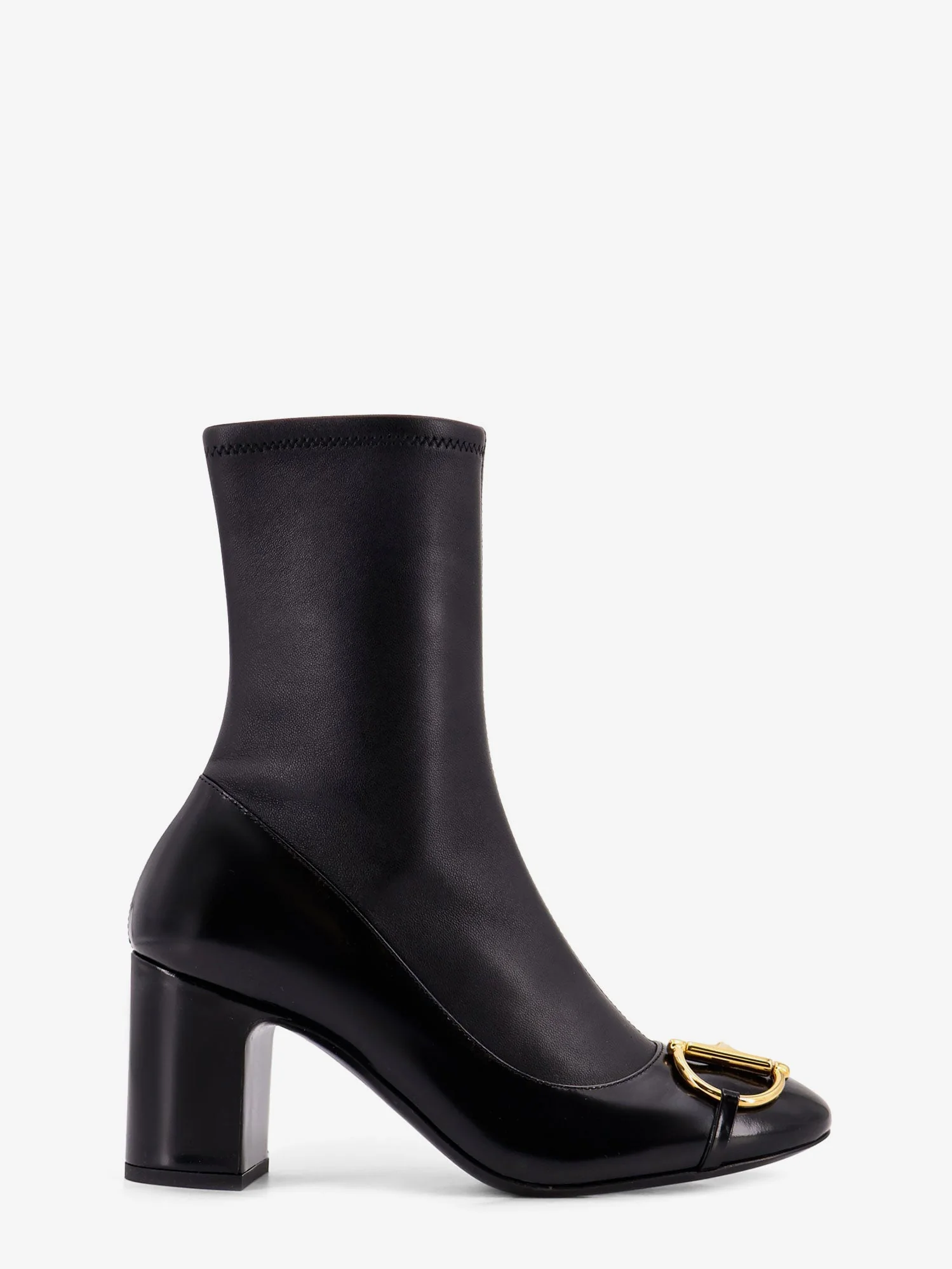 Gucci Leather Boots With Metal Horsebit