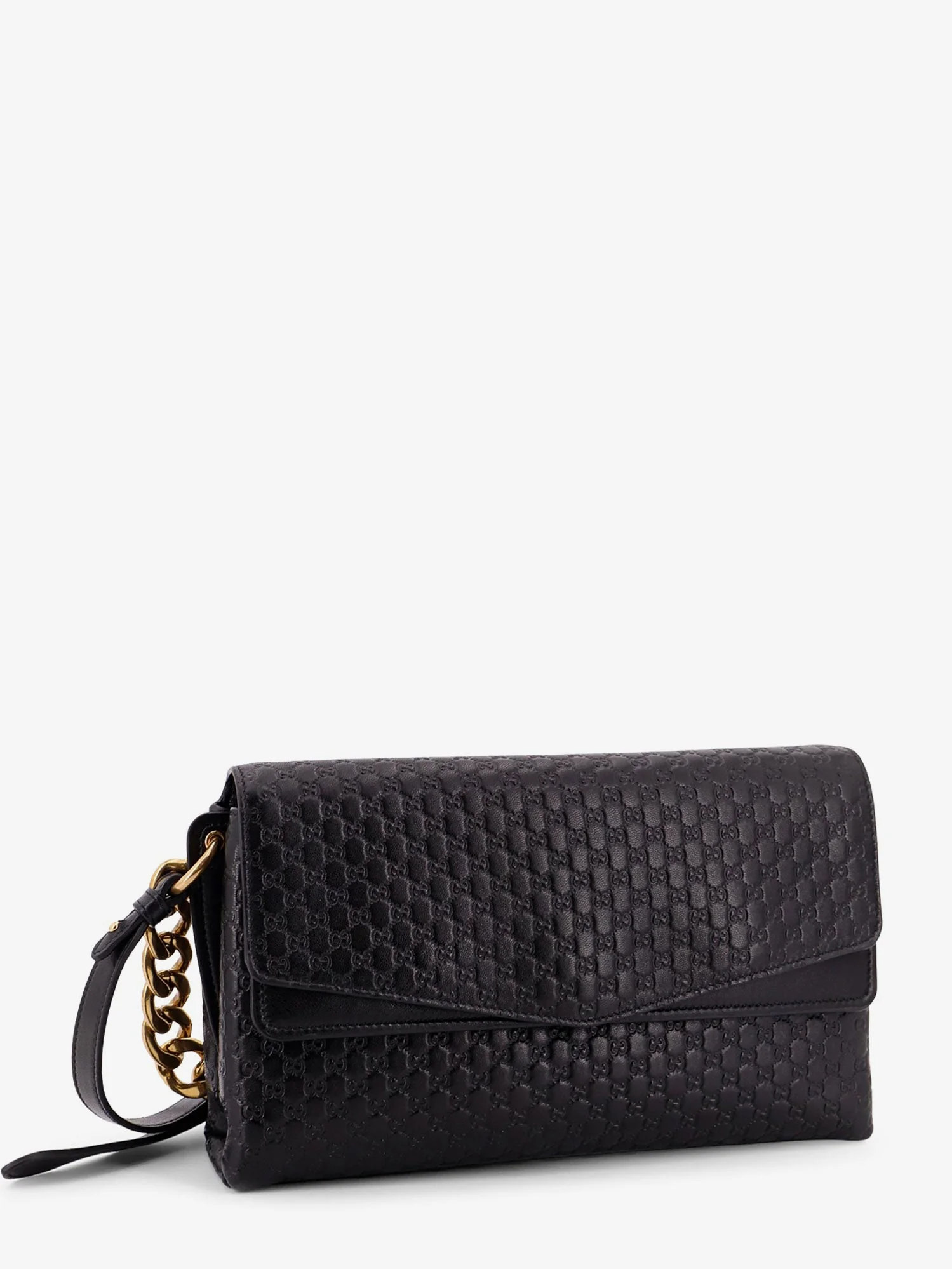 Gucci Leather Crossbody Bag With Embossed Gg Motif - Image 4