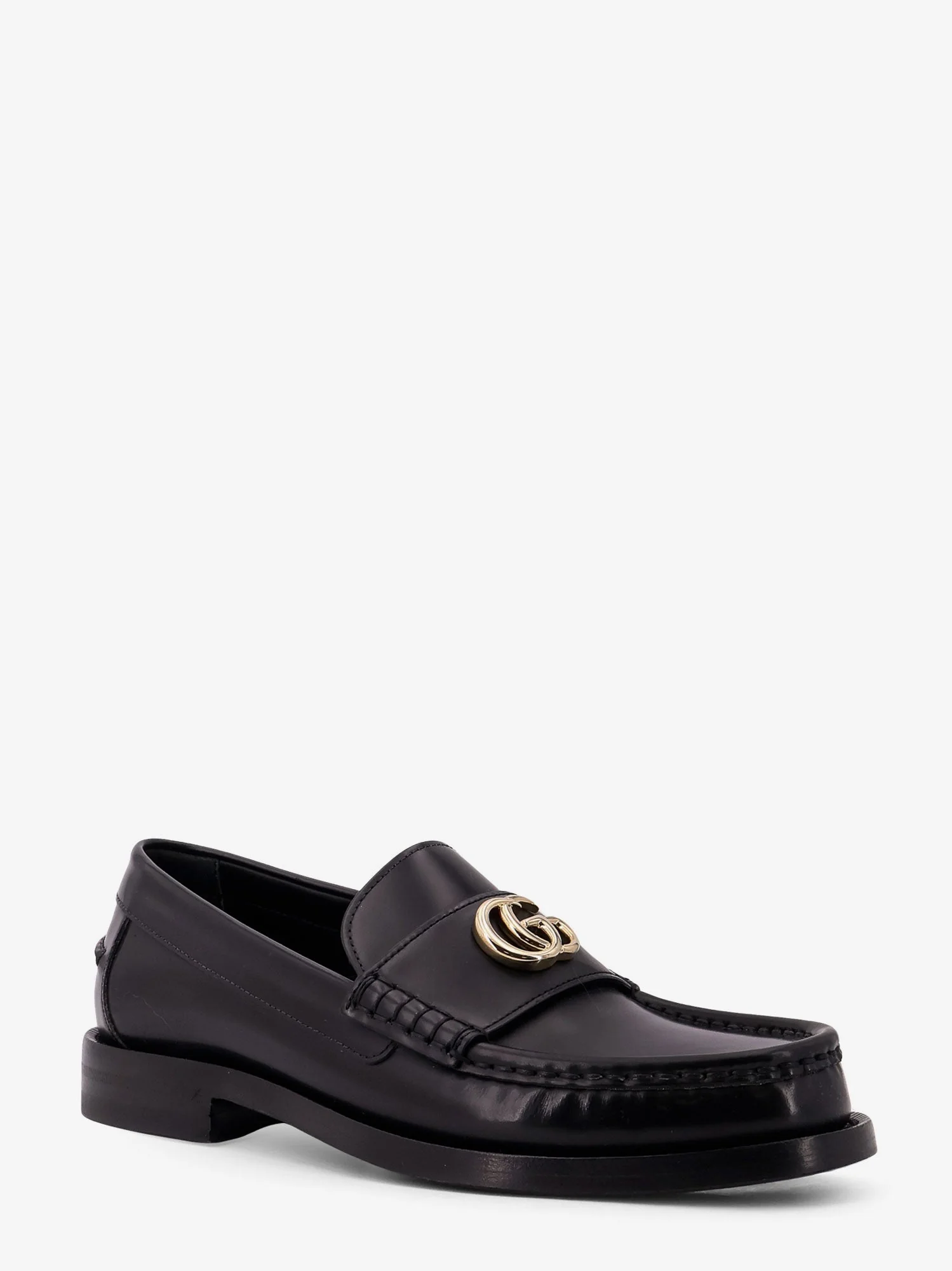 Gucci Leather Loafers - Image 2