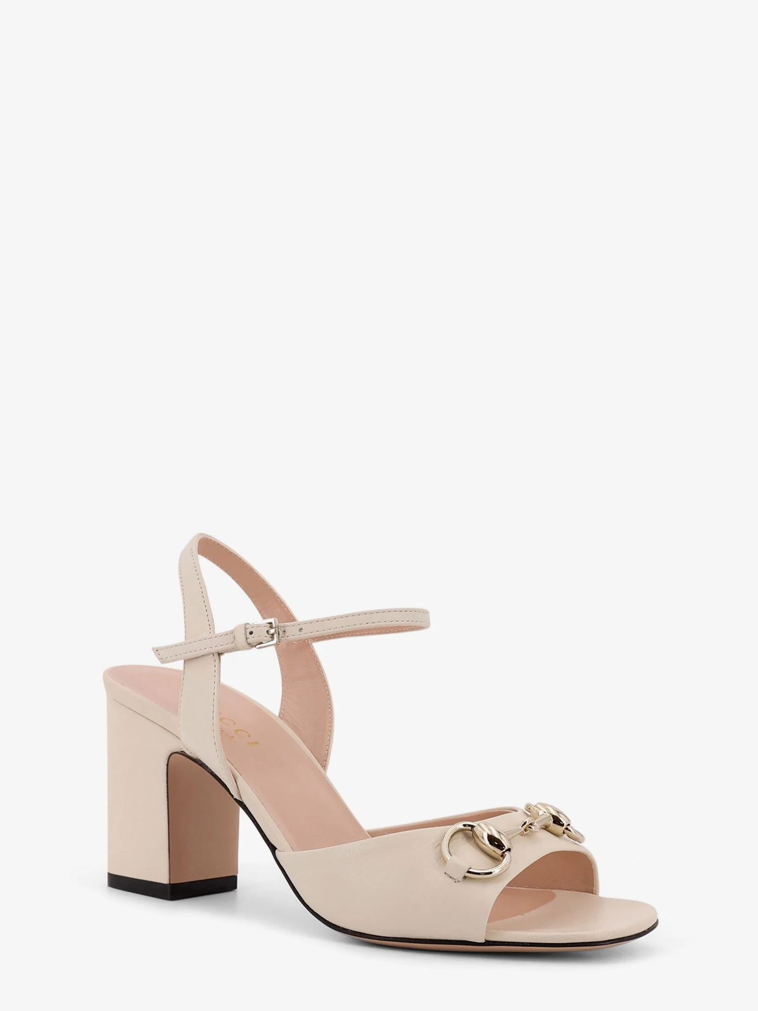 Gucci Leather Sandal With Horsebit - Image 2