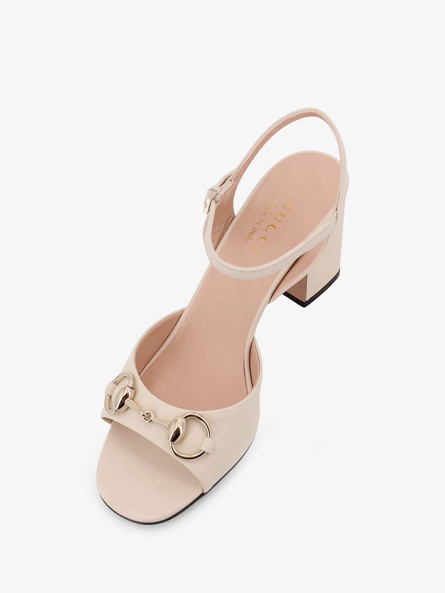 Gucci Leather Sandal With Horsebit - Image 4
