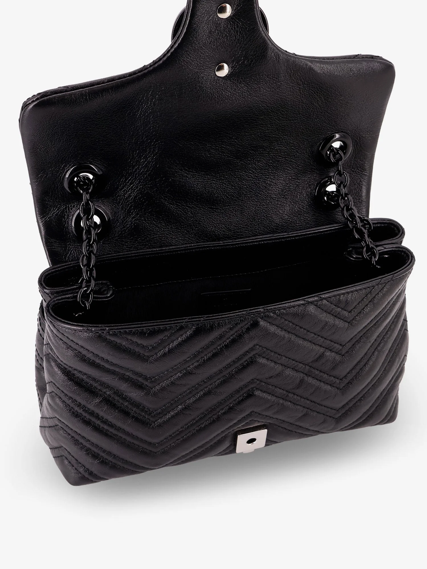 Gucci Matelassé Leather Gg Marmont Crossbody Bag - Image 5