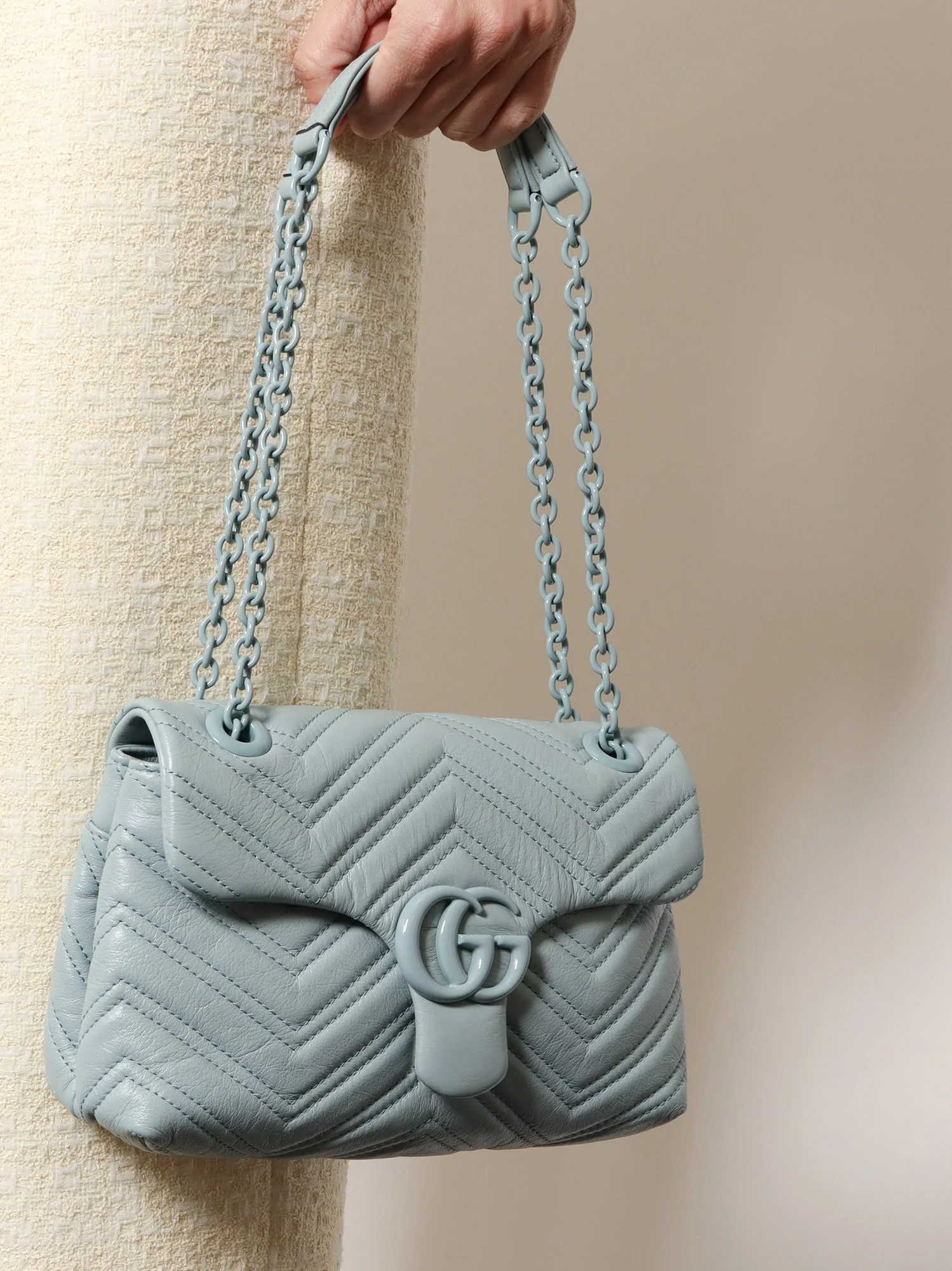 Gucci Matelassé Leather Gg Marmont Crossbody Bag - Image 7