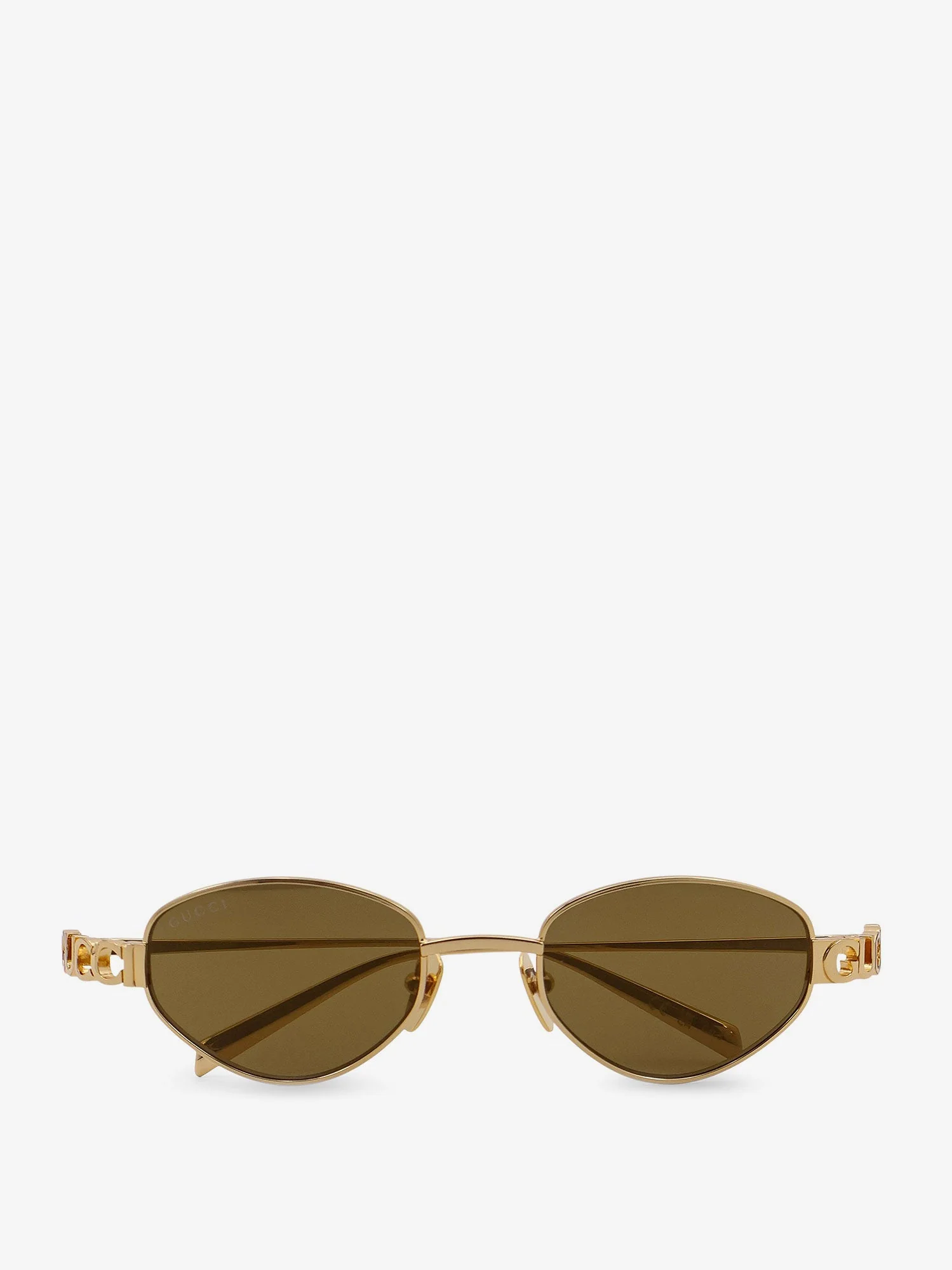 Gucci Oval Metal Sunglasses