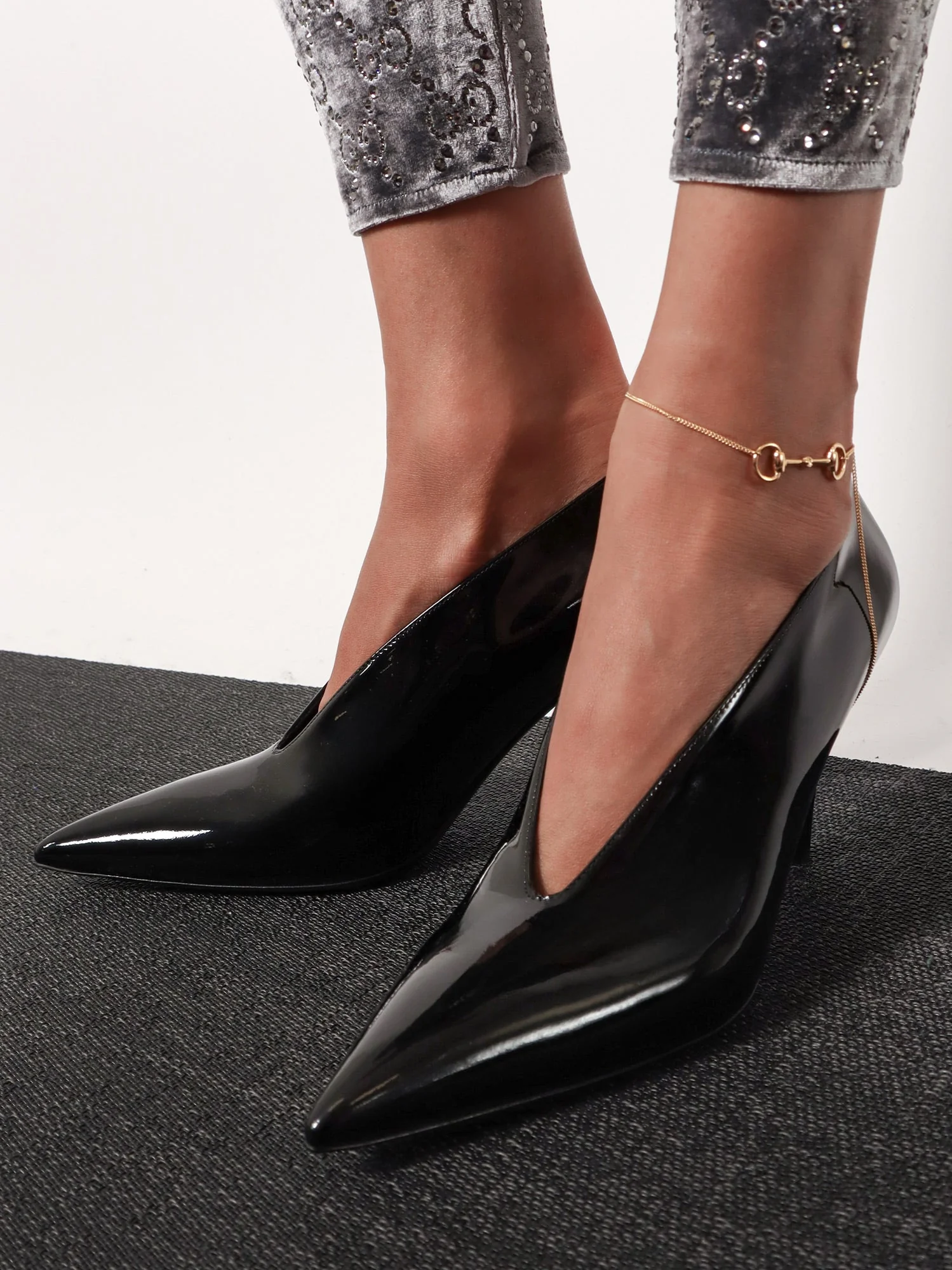 Gucci Patent Leather Pumps - Image 2