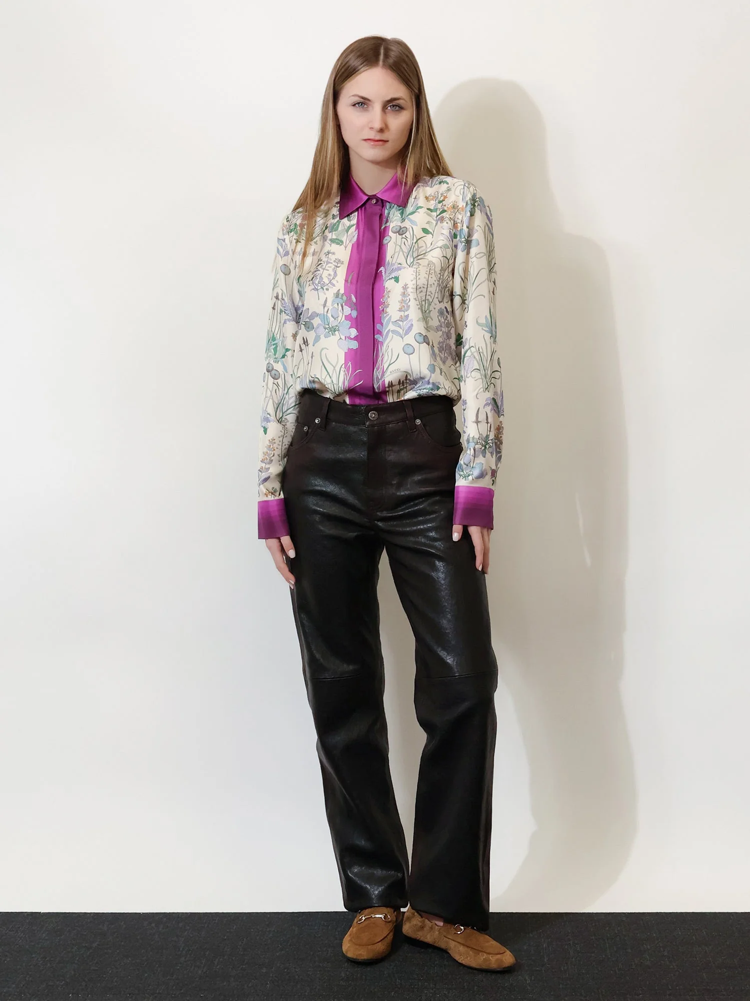 Gucci Printed Silk Shirt - Image 2