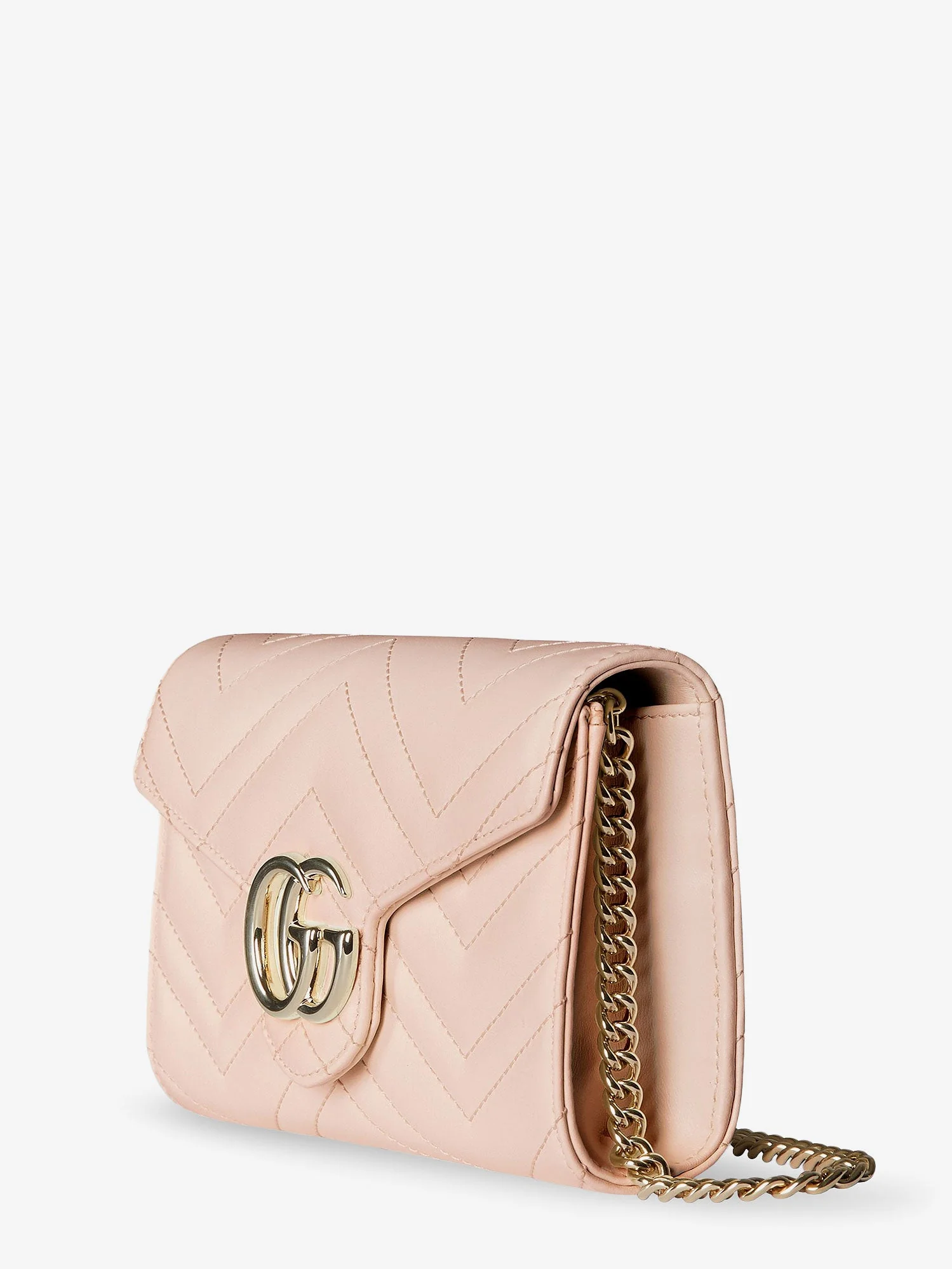 Gucci Quilted Leather Crossbody Bag With Metal Gg Logo - Image 4