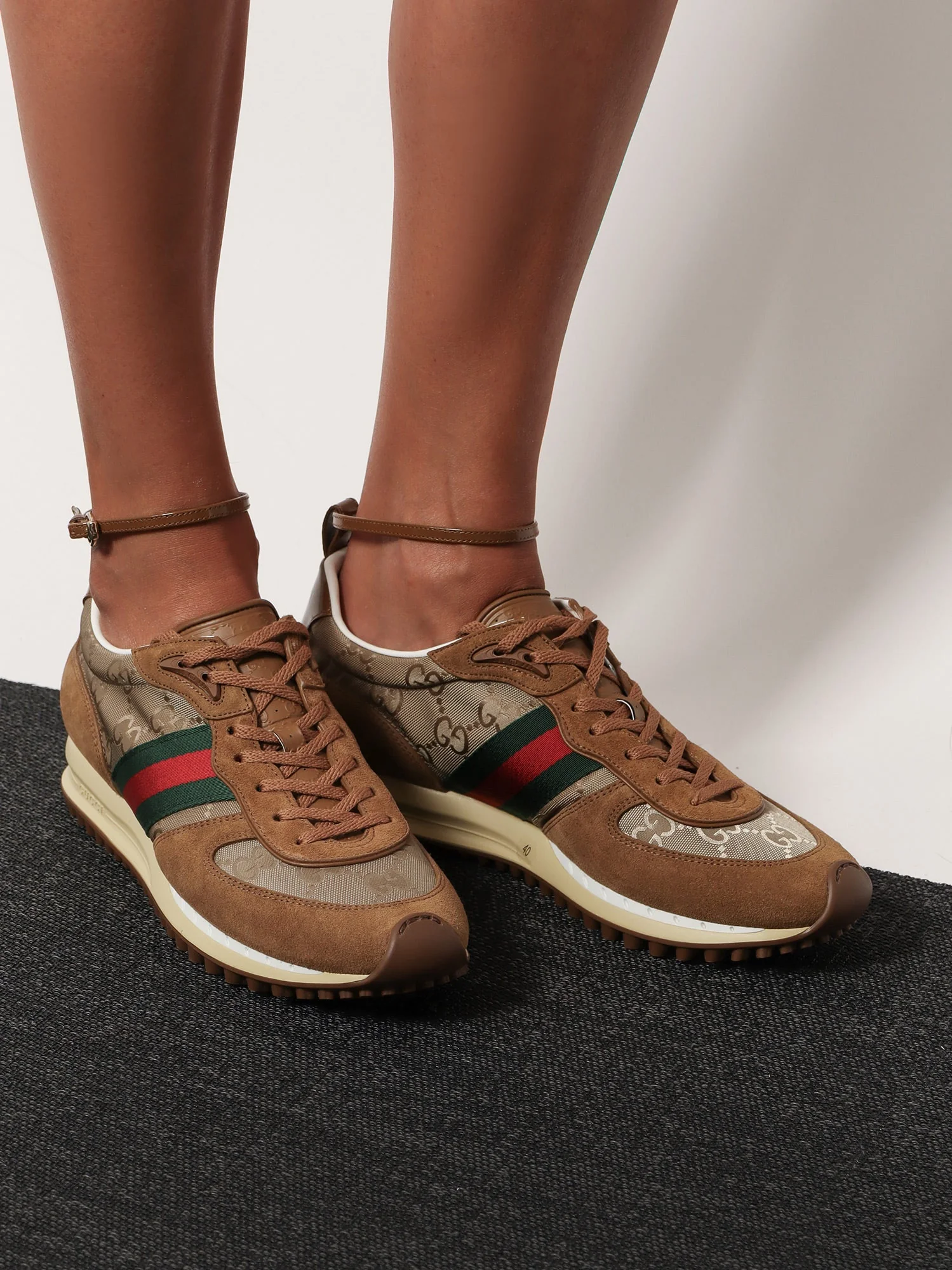 Gucci Re-Motion Suede Low-Top Sneakers - Image 2