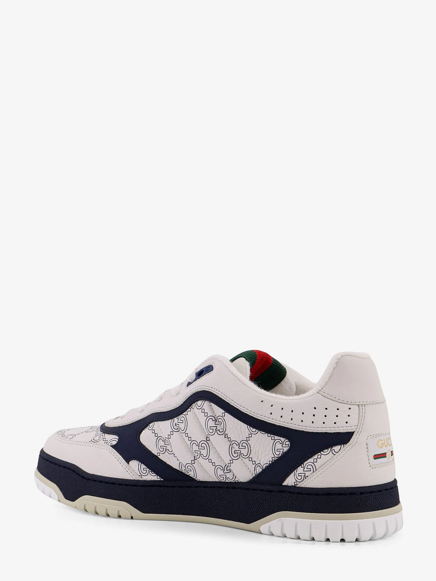Gucci Re-Web Leather Sneakers - Image 3