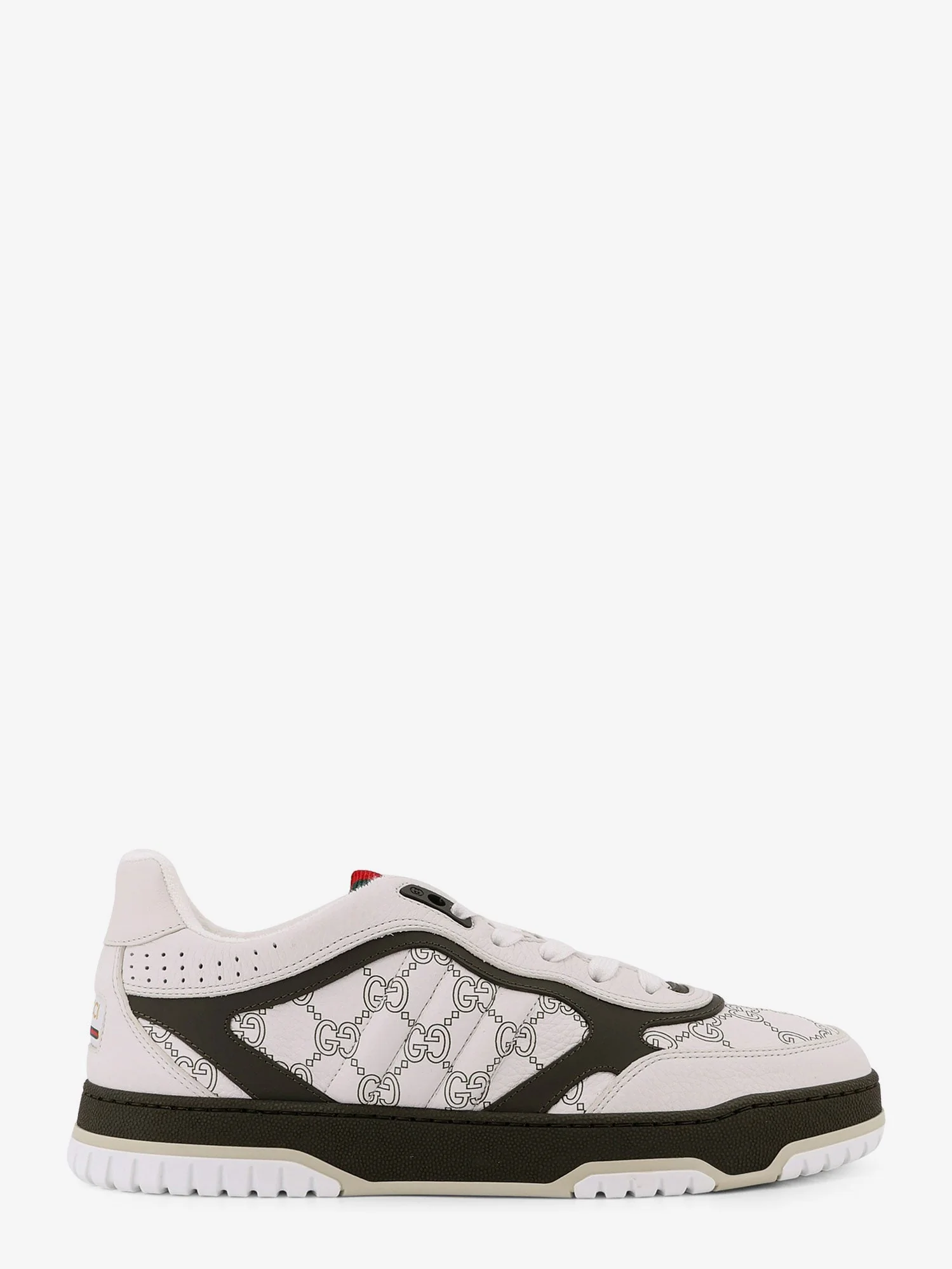 Gucci Re-Web Leather Sneakers - Image 6