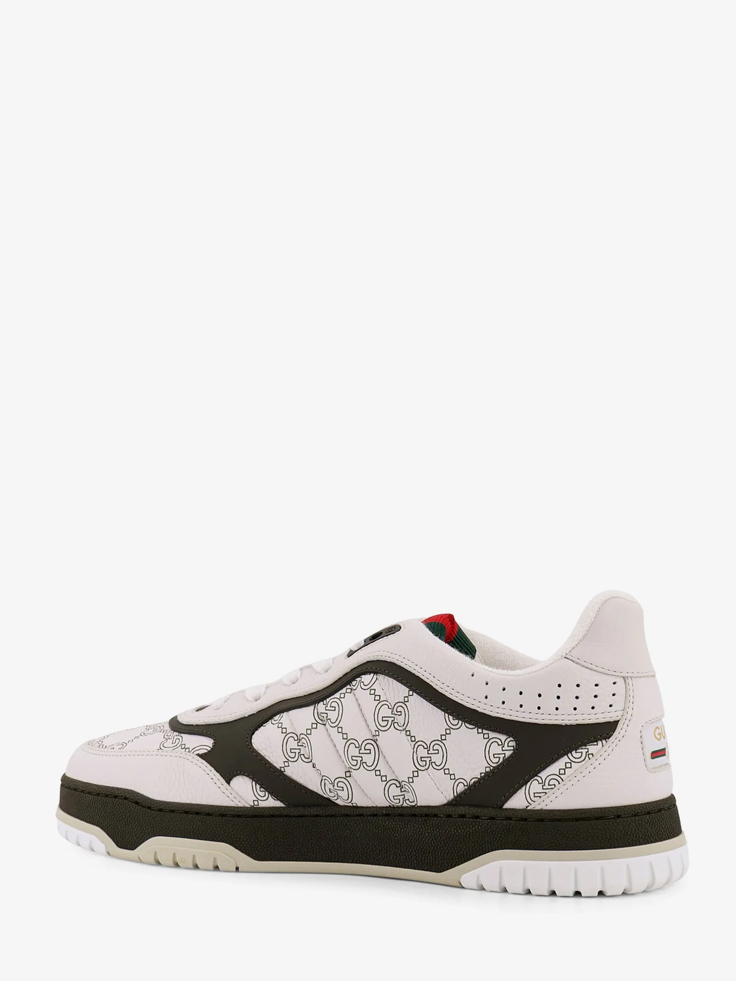 Gucci Re-Web Leather Sneakers - Image 8
