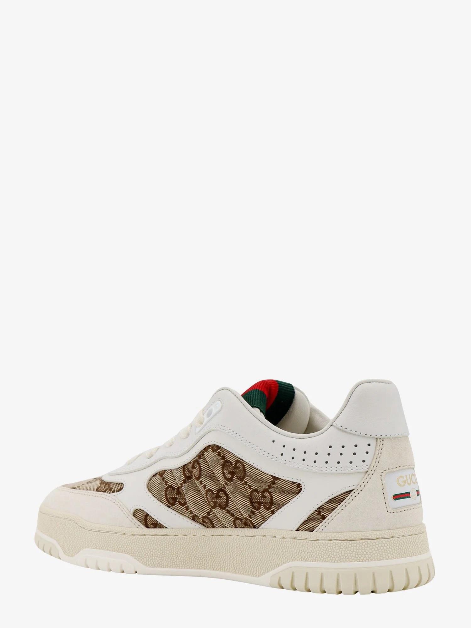 Gucci Re-Web Leather Sneakers - Image 3