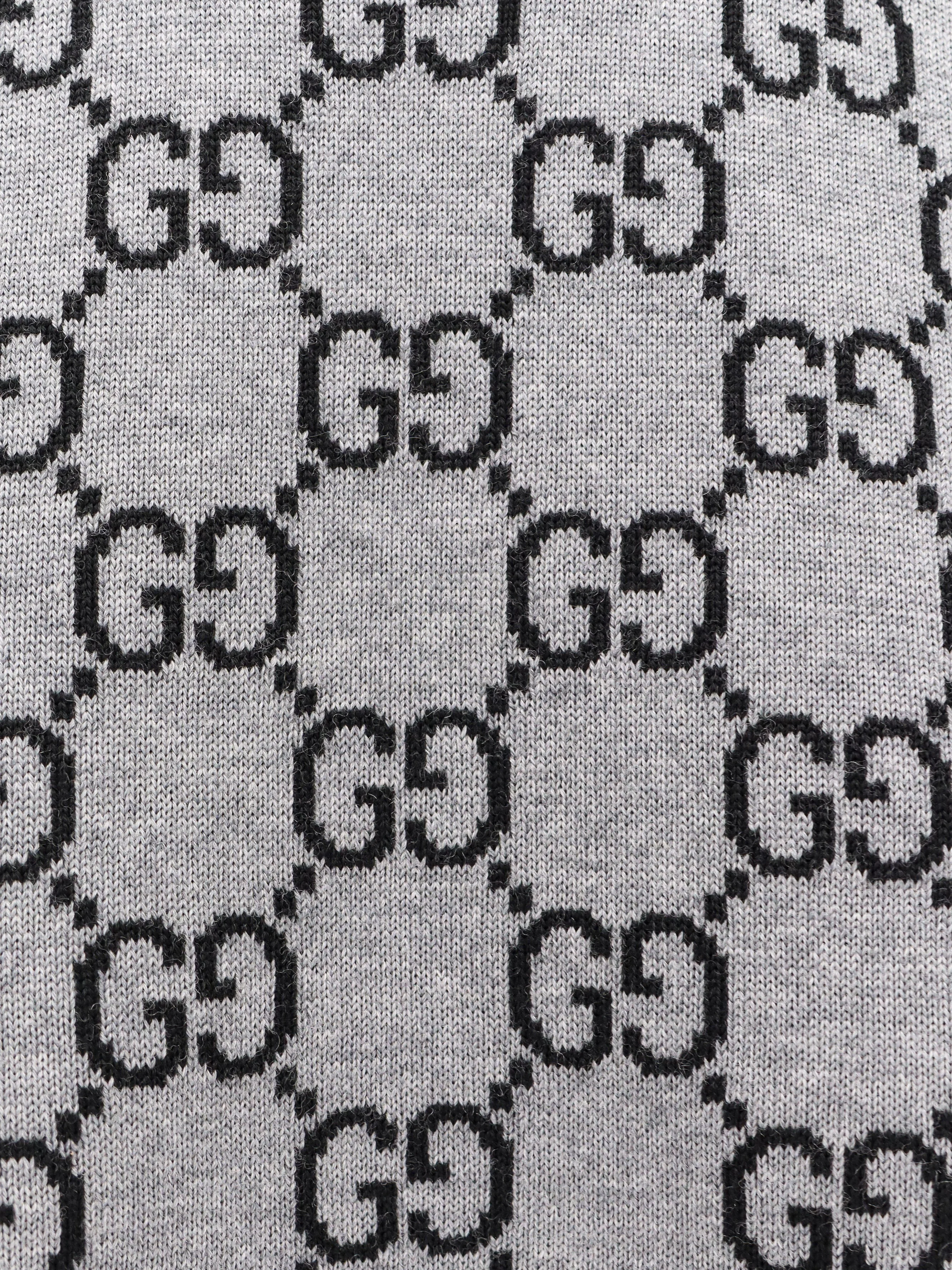 Gucci Reversible Wool Sweater With Gg Motif - Image 3