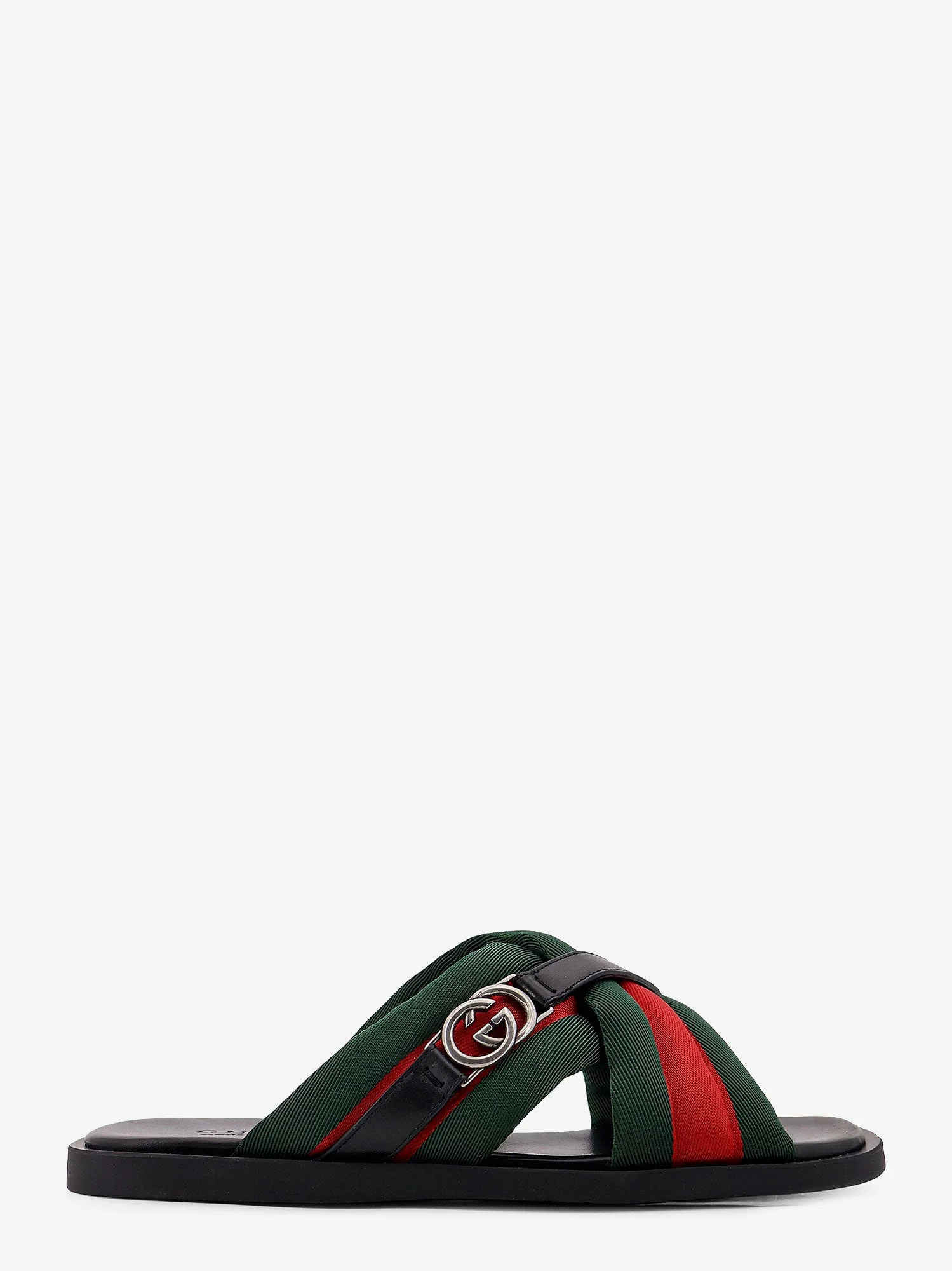 Gucci Sandals With Web Detail And Gg Incrocio - Image 6