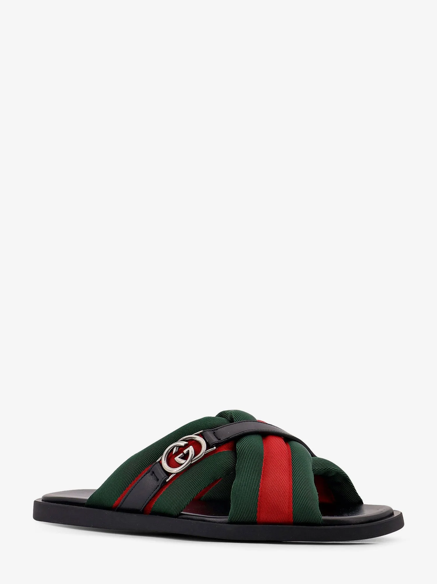 Gucci Sandals With Web Detail And Gg Incrocio - Image 7