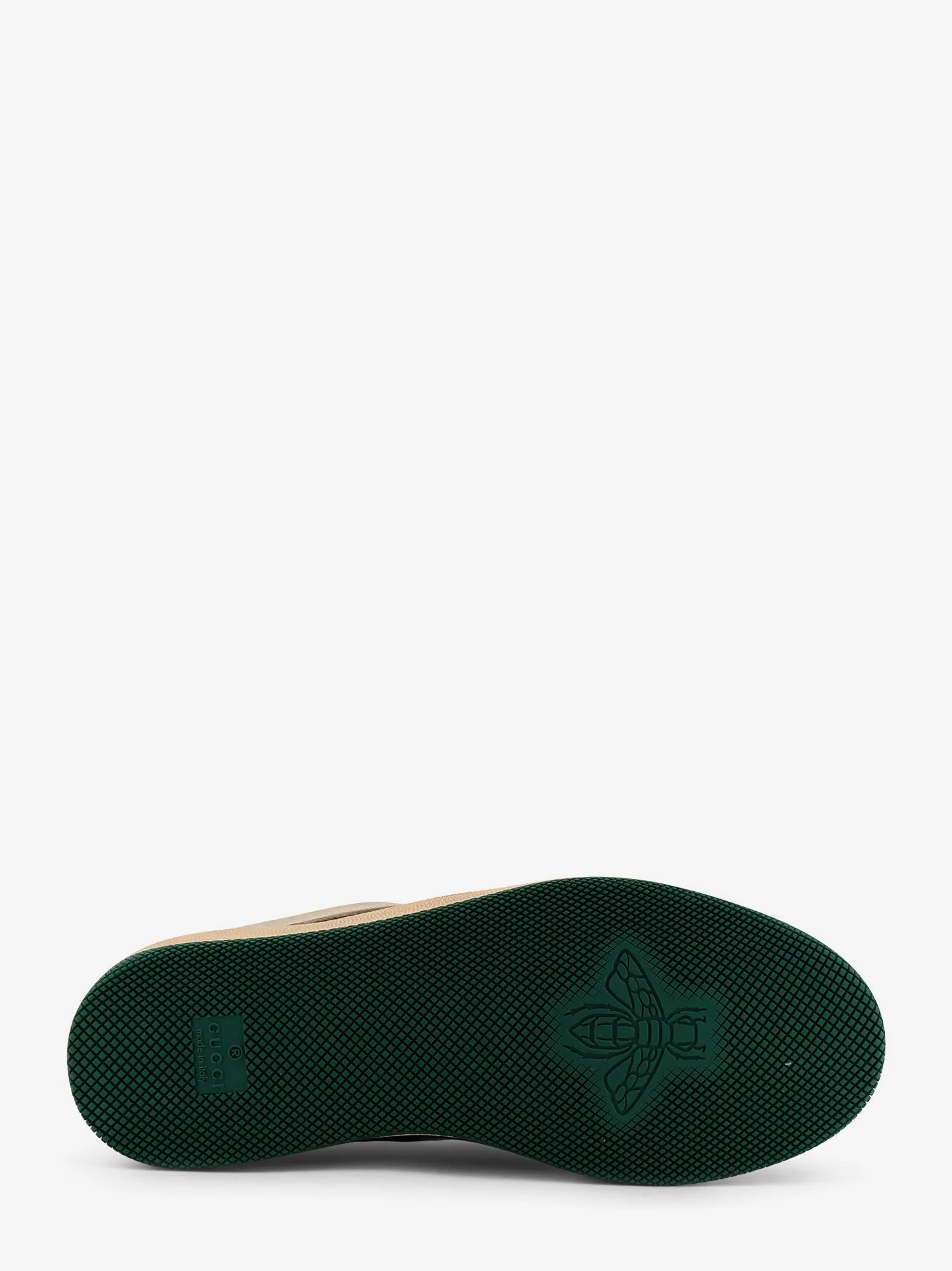 Gucci Screener Low-Top Leather And Supreme Gg Fabric Sneakers - Image 4