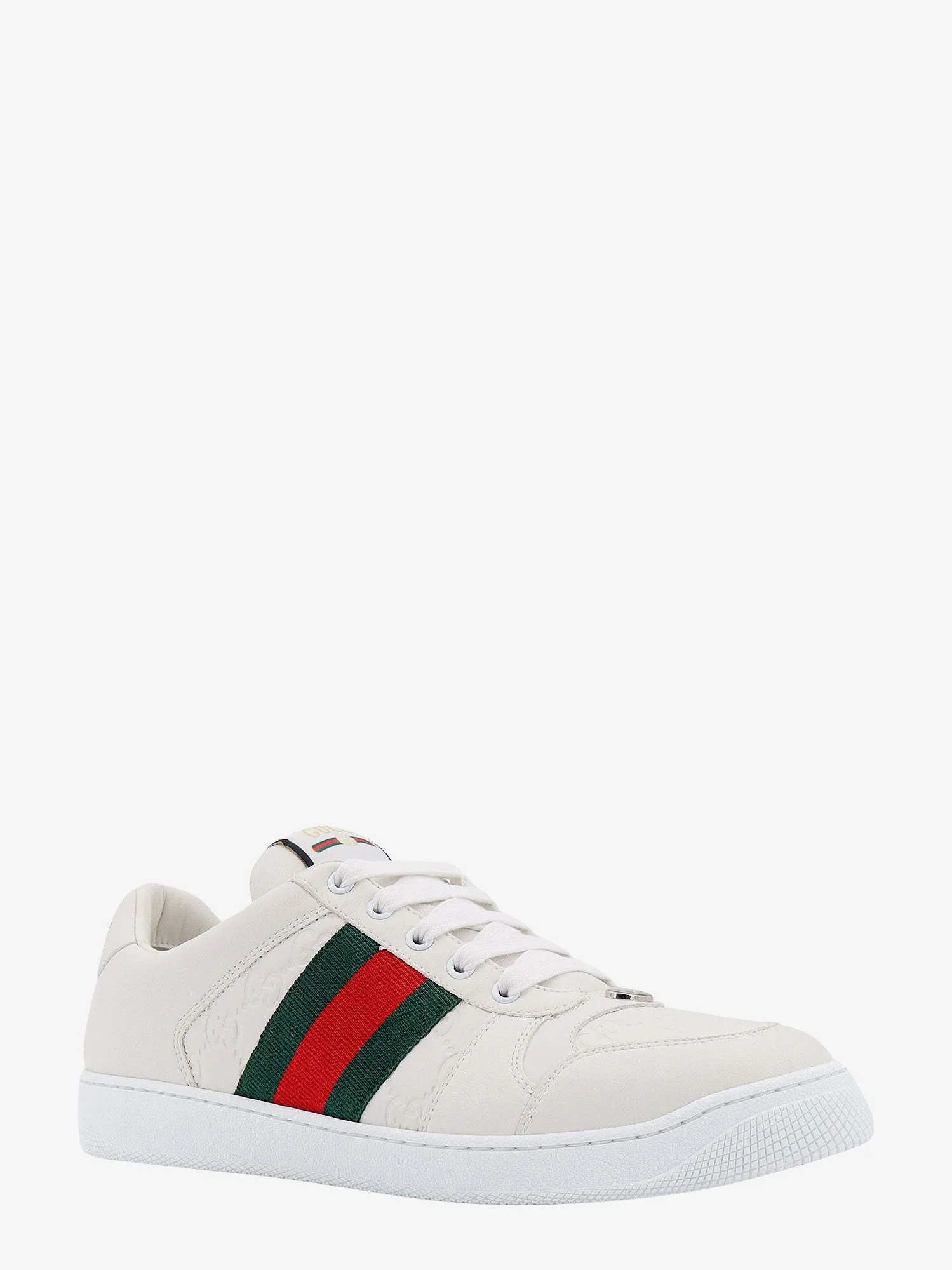 Gucci Screener Low-Top Leather Sneakers - Image 3