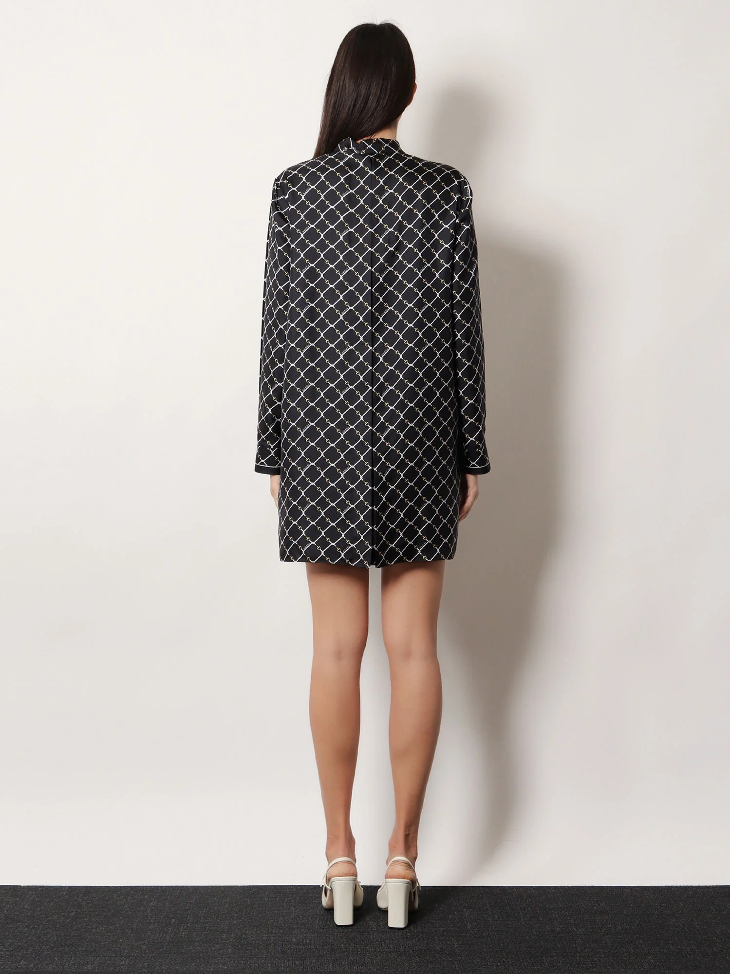 Gucci Short Silk Twill Dress - Image 3