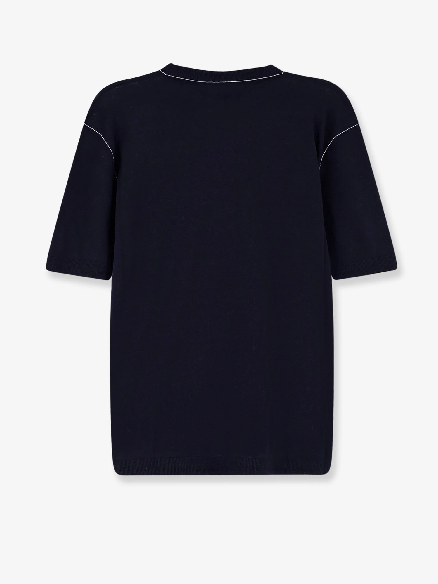 Gucci Silk And Linen Sweater With Gucci Firenze Since 1921 Inlay - Image 2