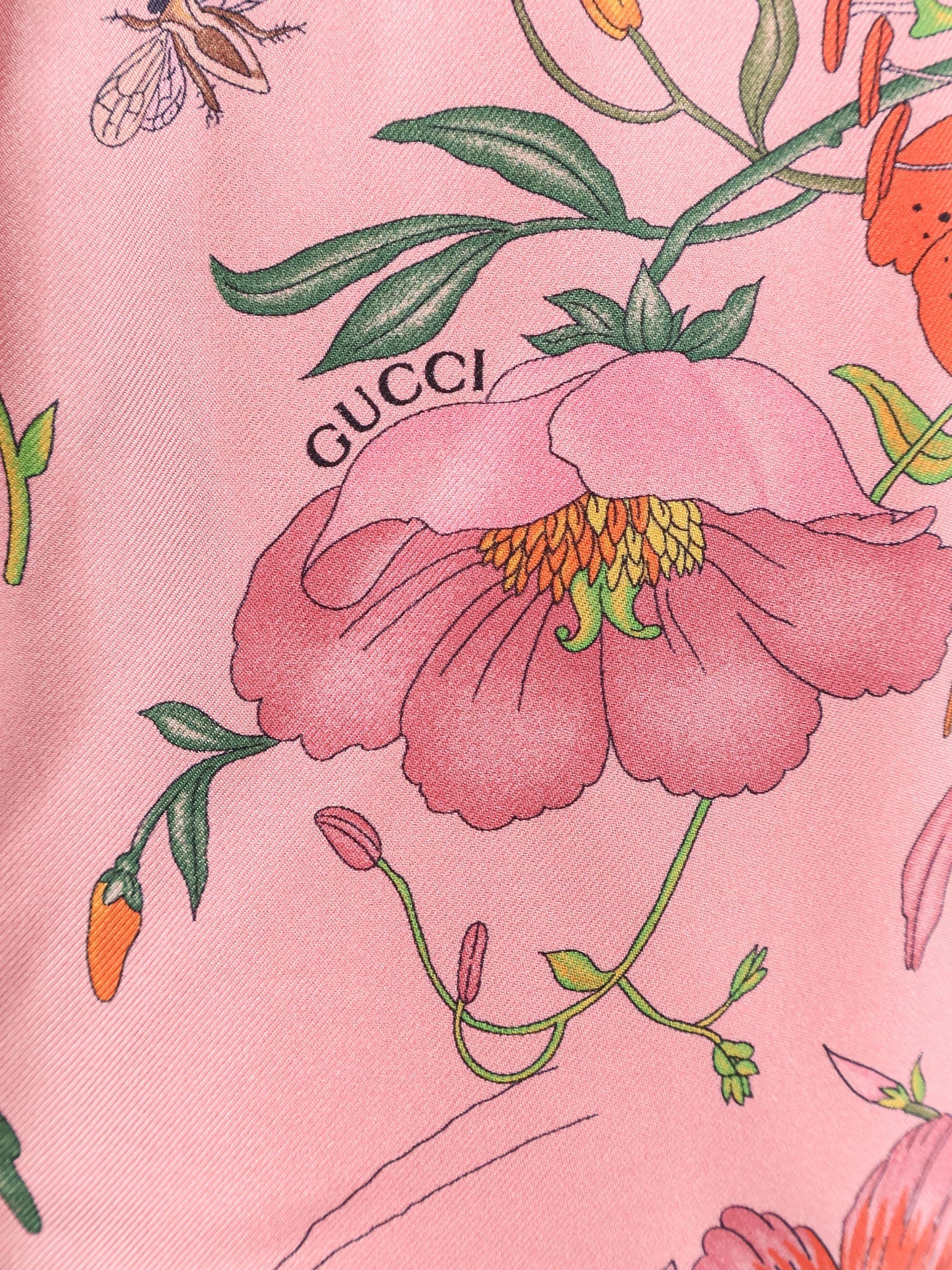 Gucci Silk Trousers With Gucci Flora Print - Image 5