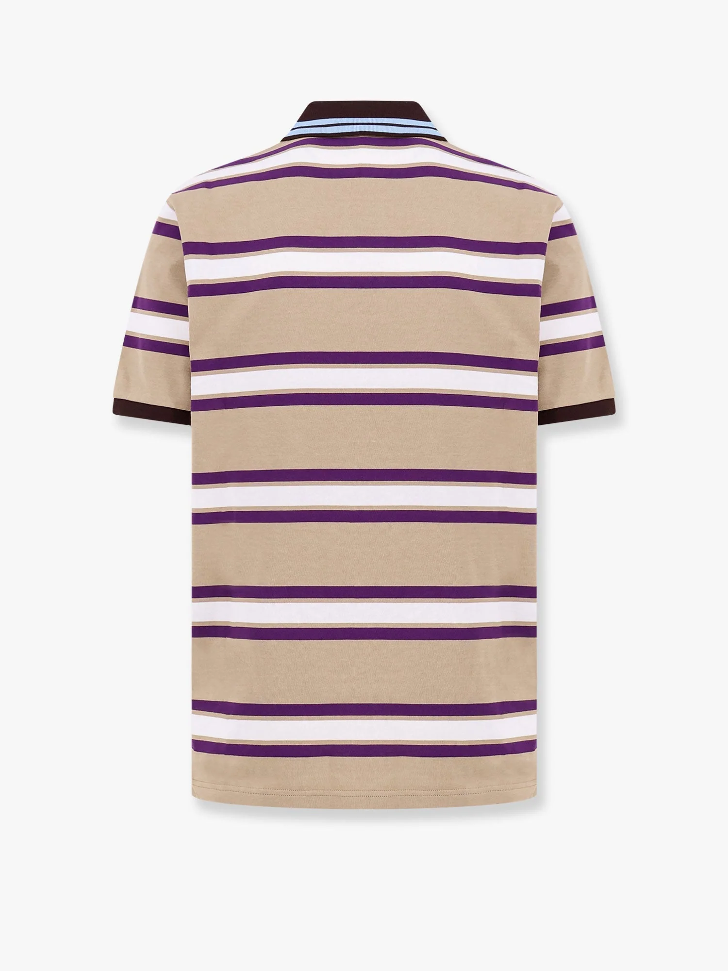 Gucci Striped Cotton Polo Shirt - Image 4
