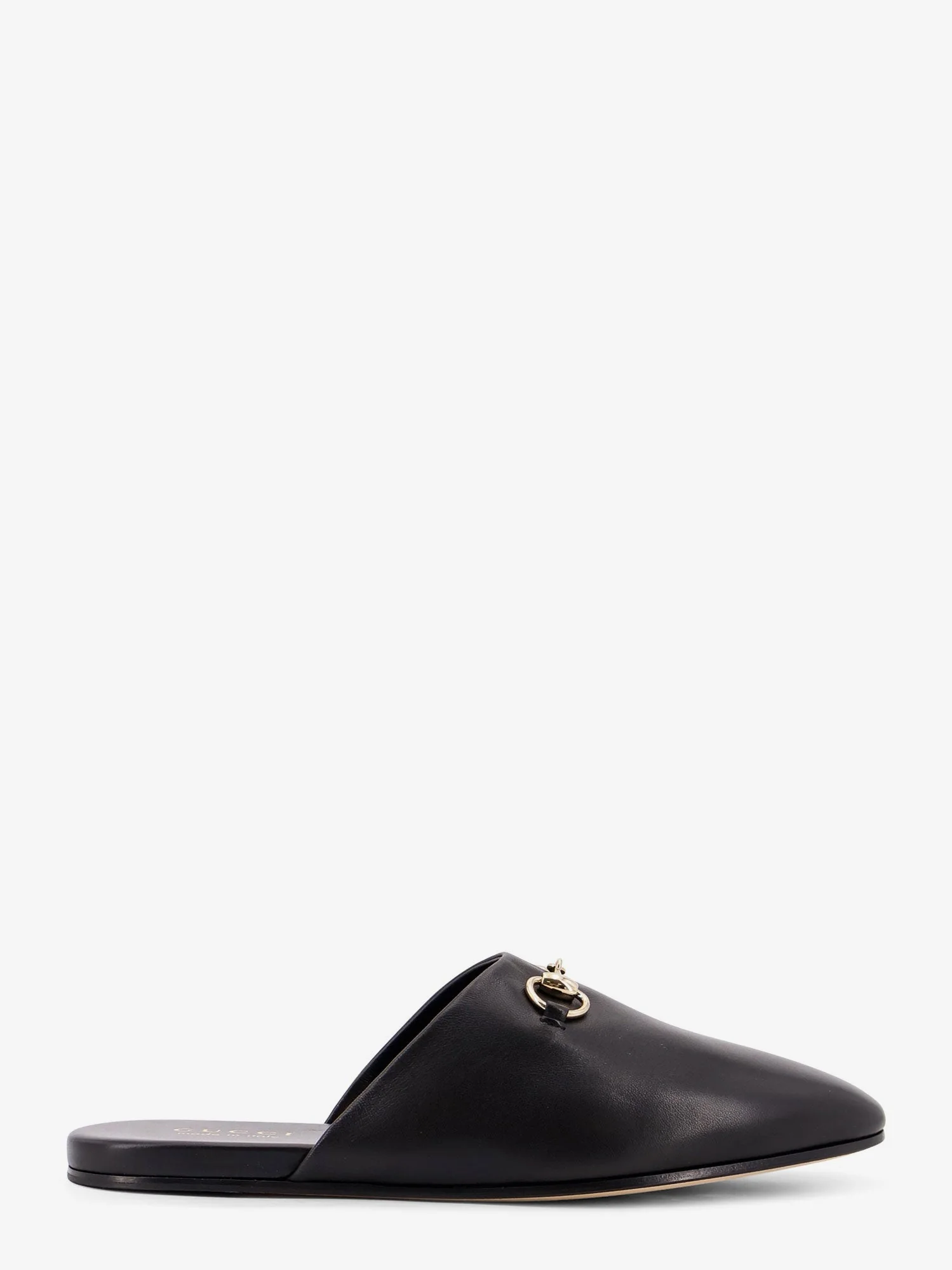 Gucci Suede Sabot With Horsebit Detail - Image 6