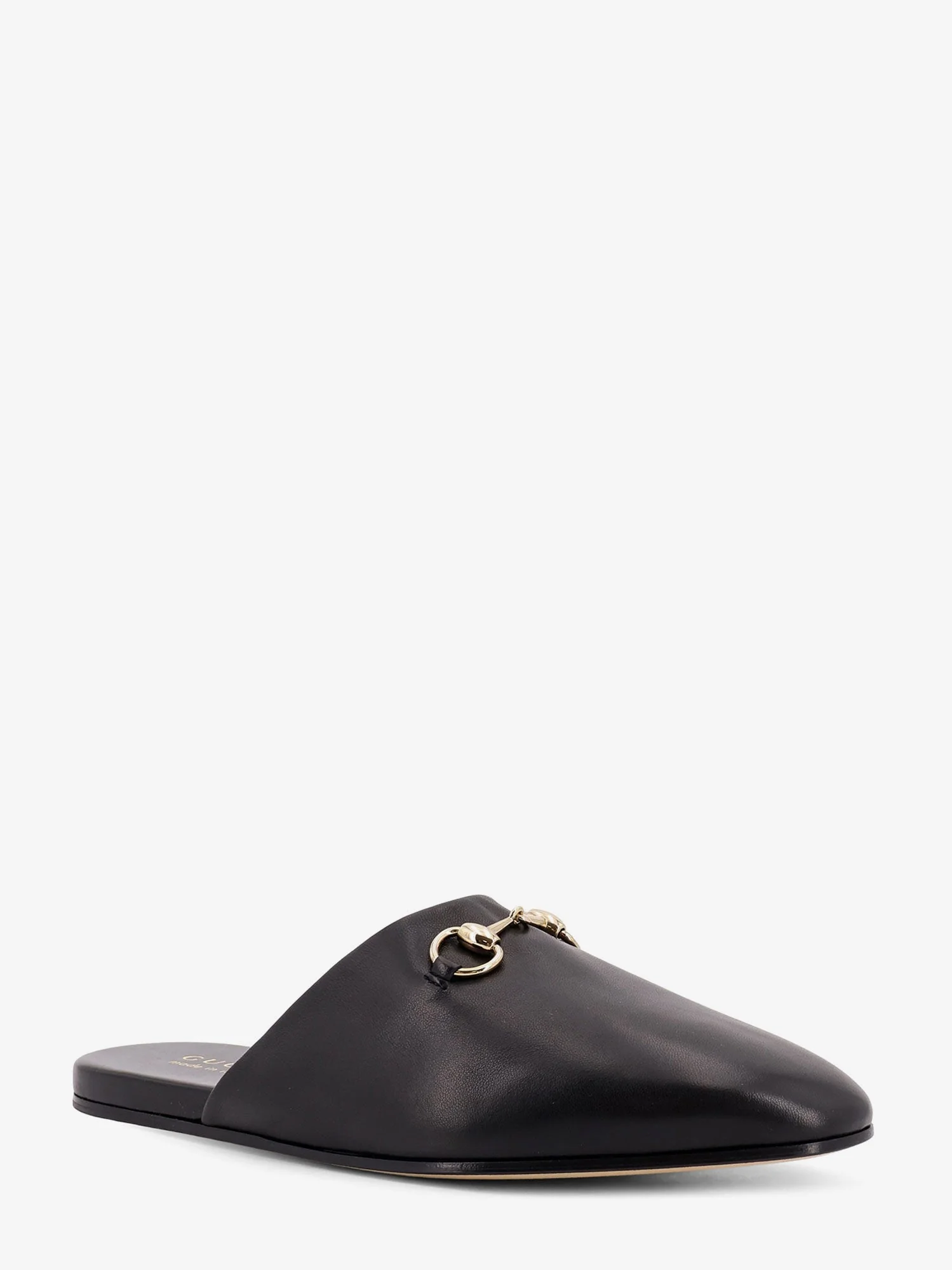 Gucci Suede Sabot With Horsebit Detail - Image 8