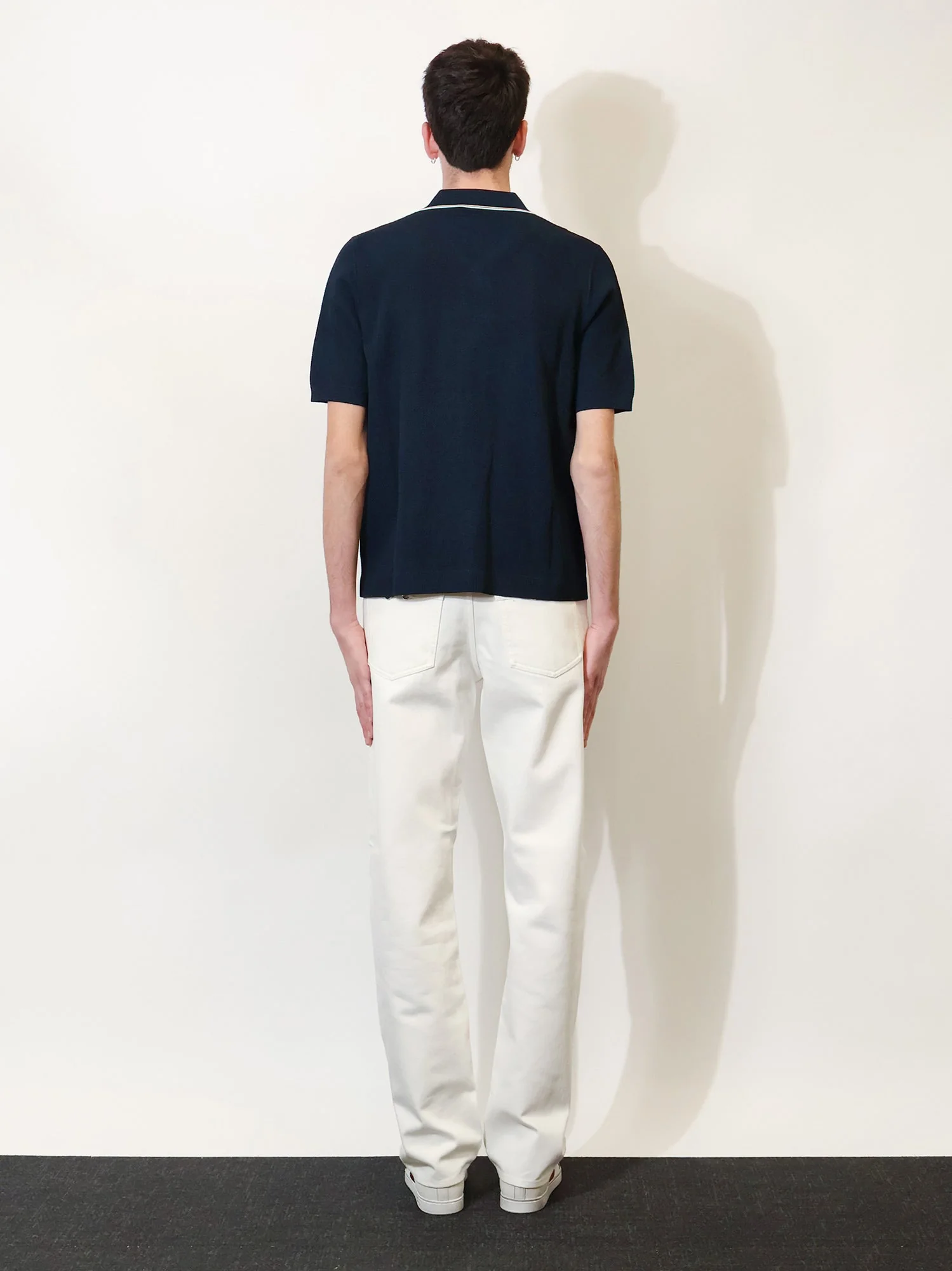 Gucci Viscose Blend Polo Shirt With Front Horsebit Embroidery - Image 3