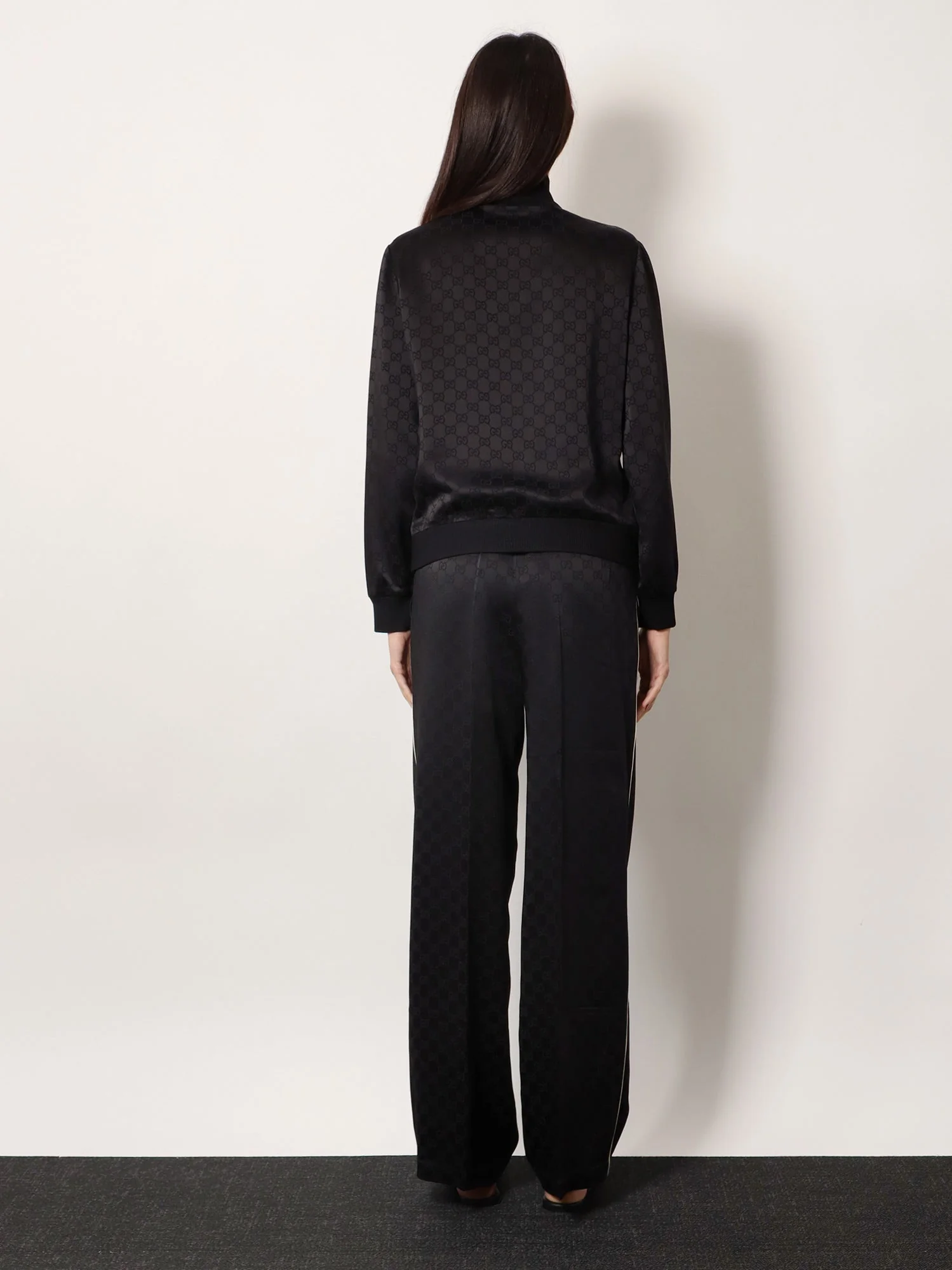Gucci Viscose Blend Sweatshirt With All-Over Gg Motif - Image 3