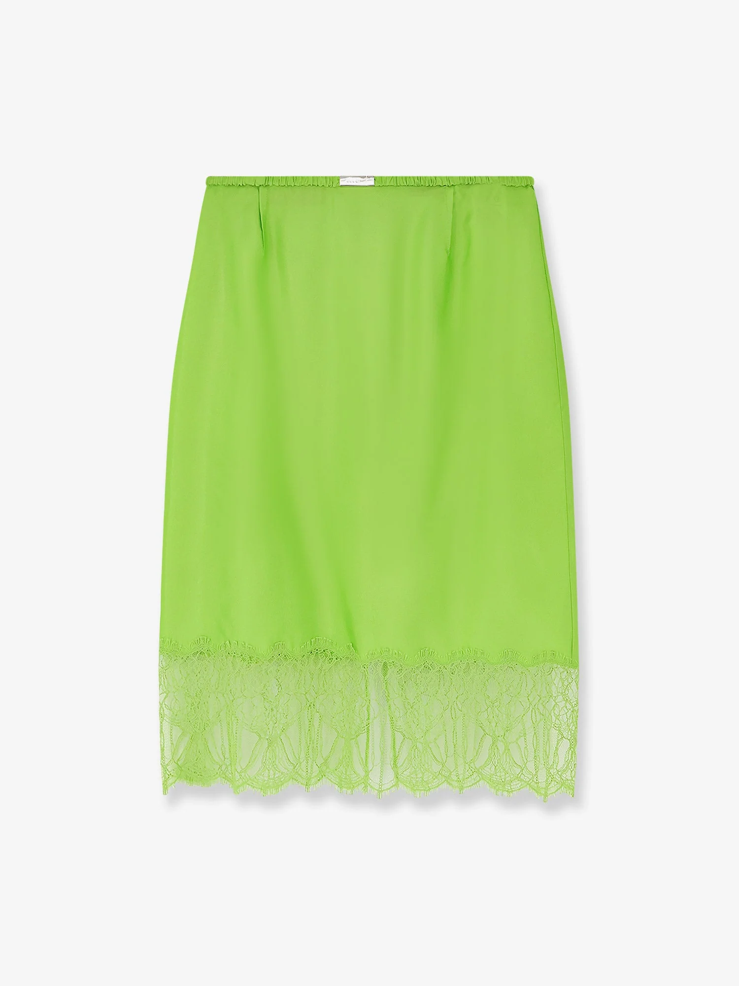 Gucci Viscose Skirt With Floral Lace