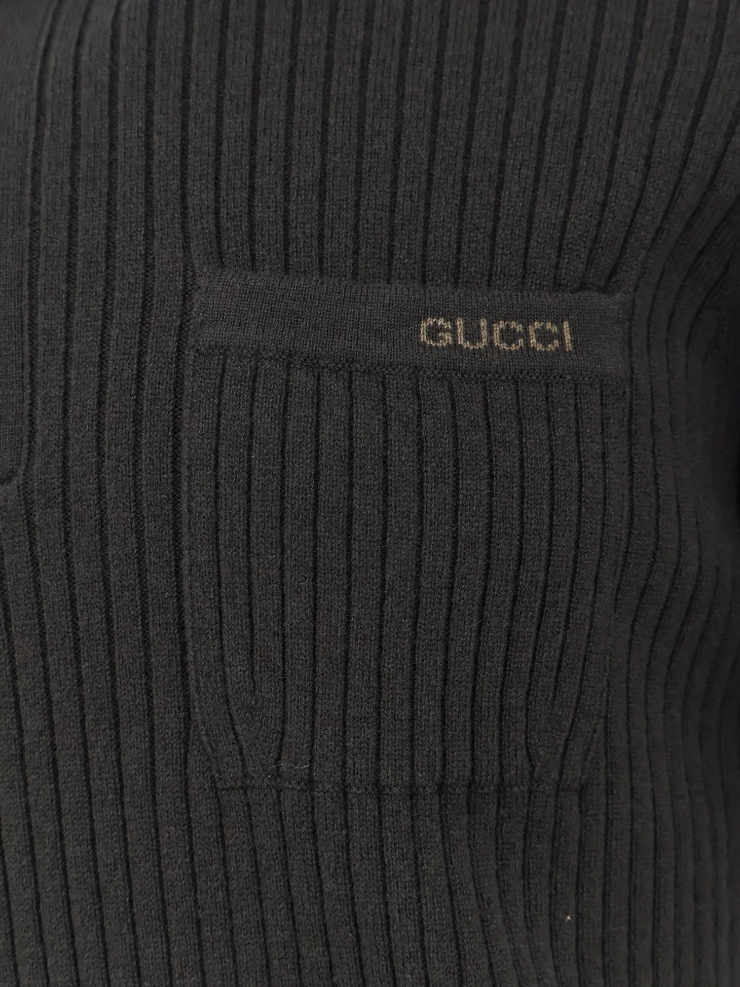 Gucci Wool And Cashmere Polo Shirt - Image 3