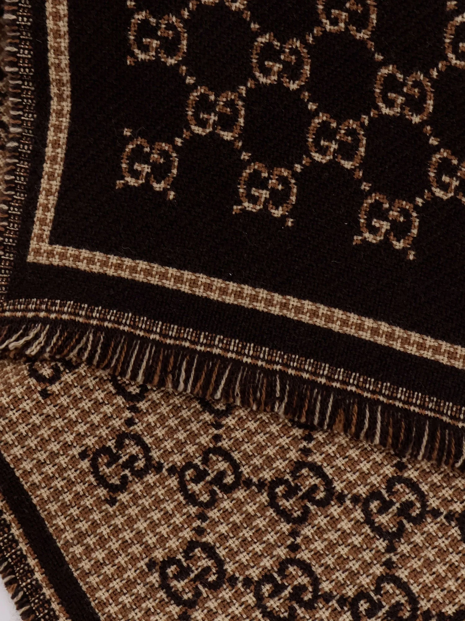 Gucci Wool Gg Scarf - Image 6