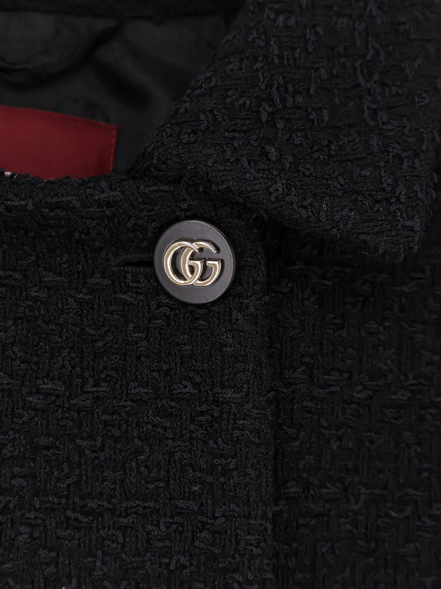 Gucci Wool Tweed Double-Breasted Blazer - Image 3