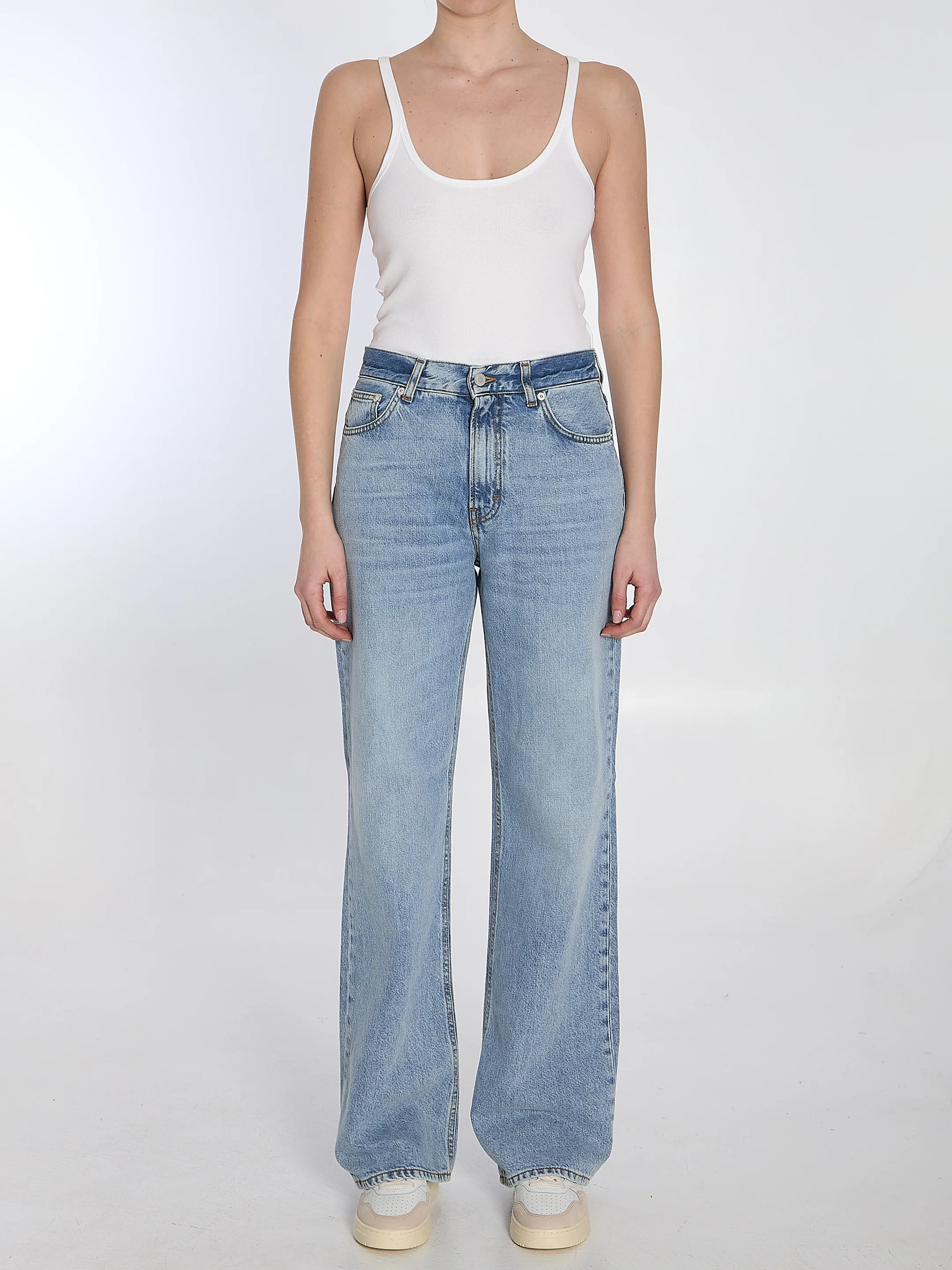 Haikure Korea Jeans In Blue - Image 5