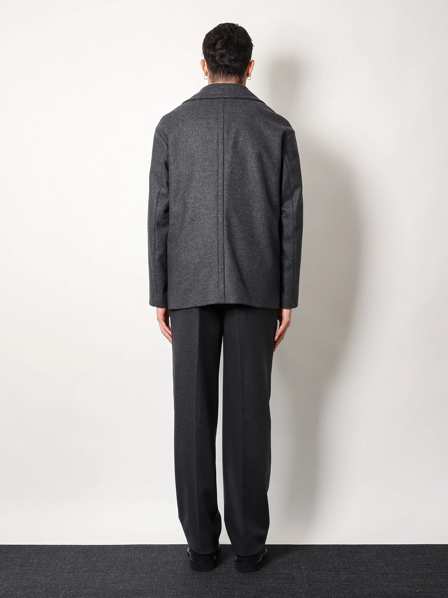 Hevo Double-Breasted Virgin Wool Blend Coat - Image 3