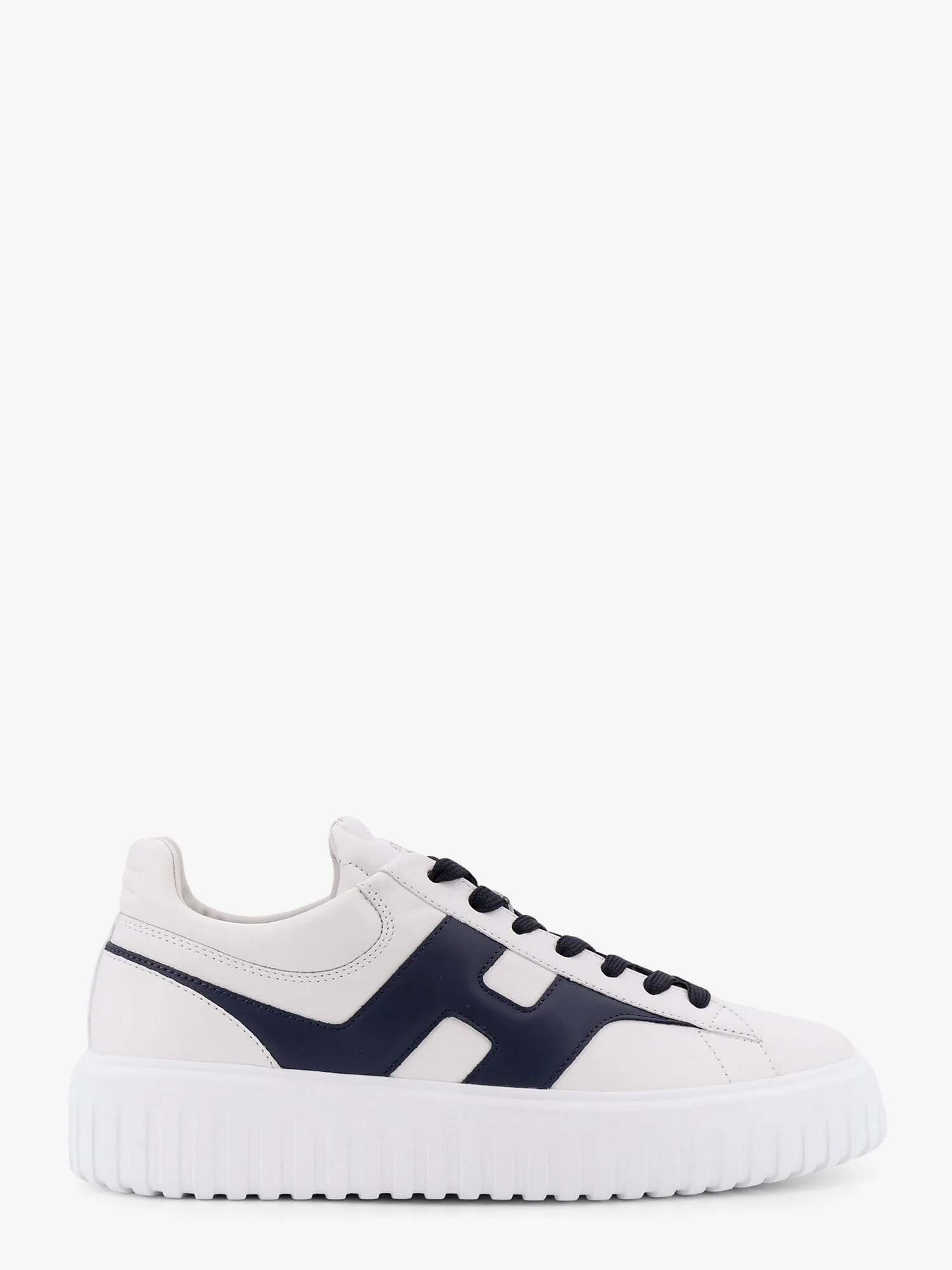 Hogan H-Stripes Leather Sneakers With Side Logo - Image 5