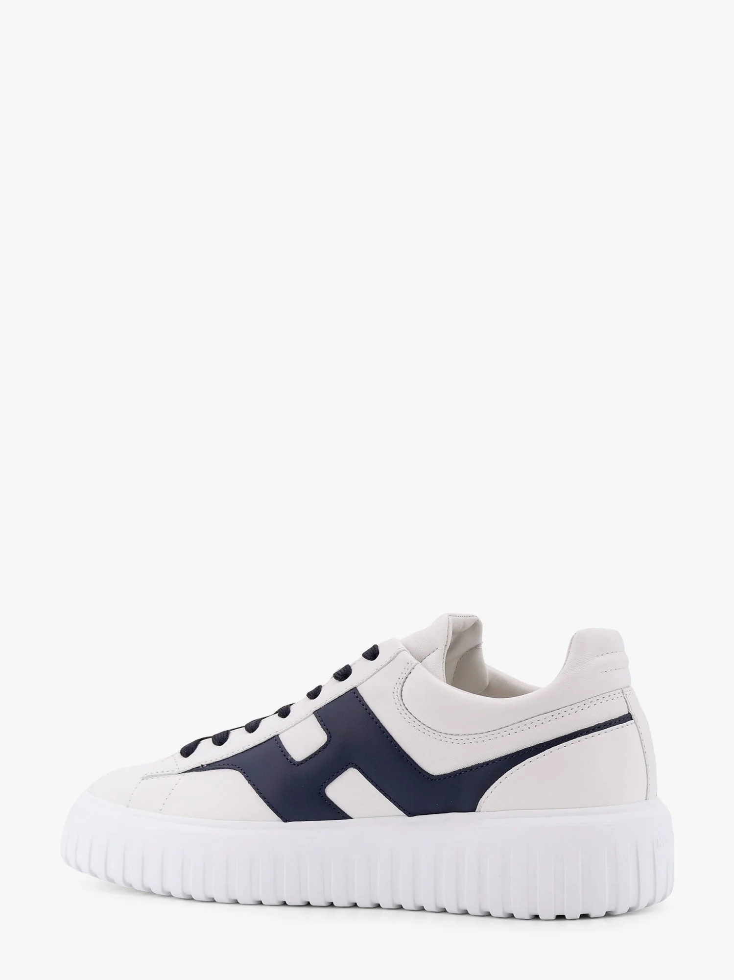 Hogan H-Stripes Leather Sneakers With Side Logo - Image 7