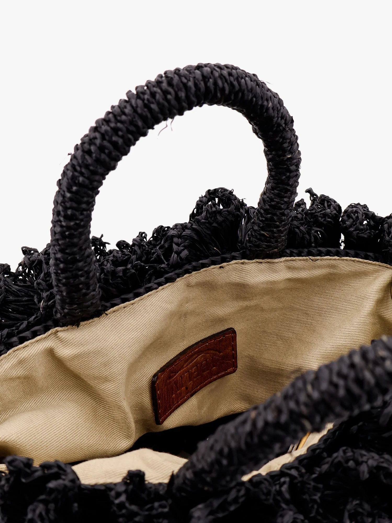 Ibeliv Coral Raffia Crossbody Bag - Image 4