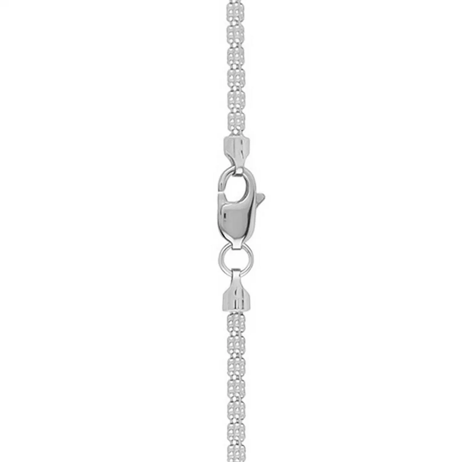 Ice Barrel Chain in 14k White Gold (3.1 mm) - Image 8