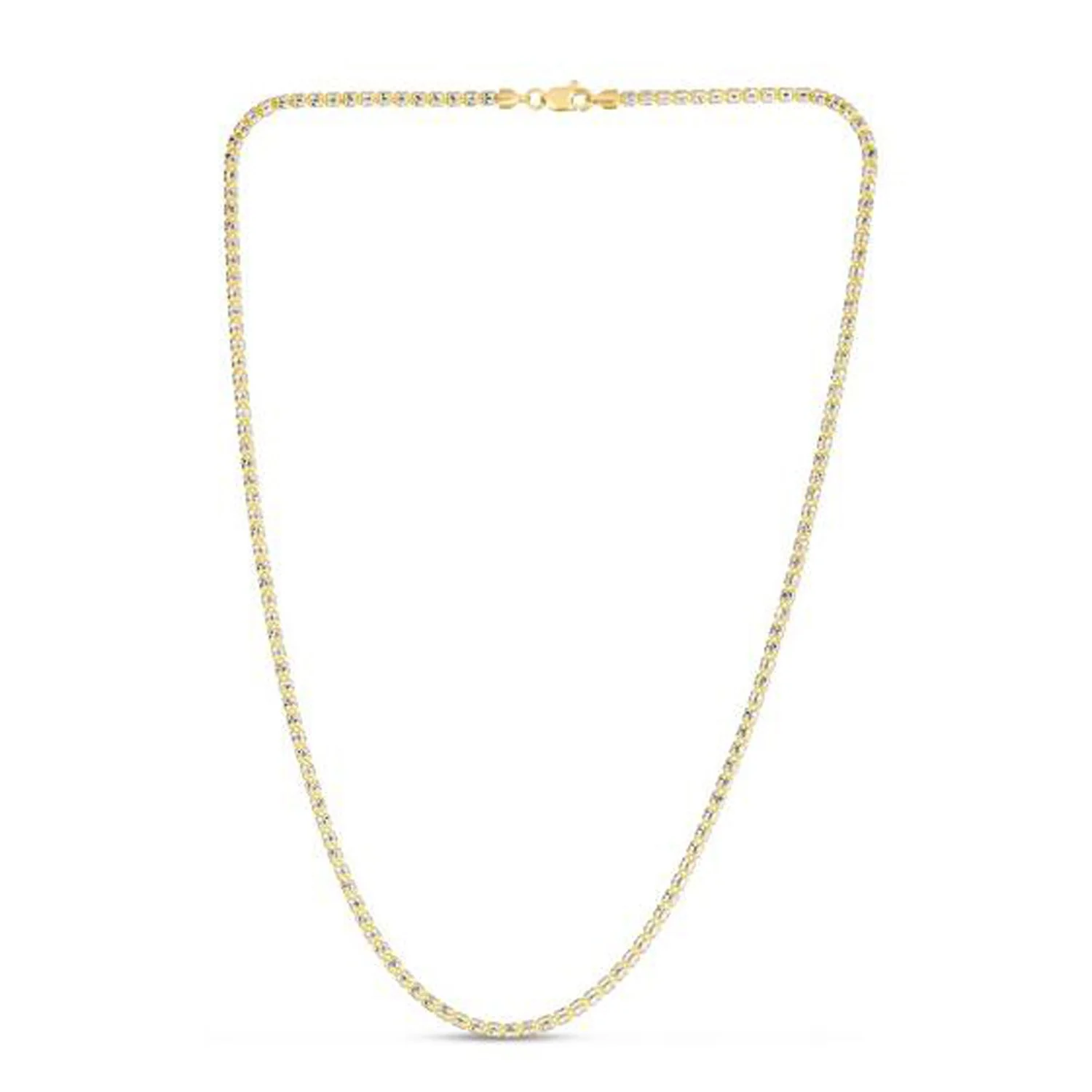 Ice Barrel Chain in 14k Yellow Gold (2.7 mm) - Image 13