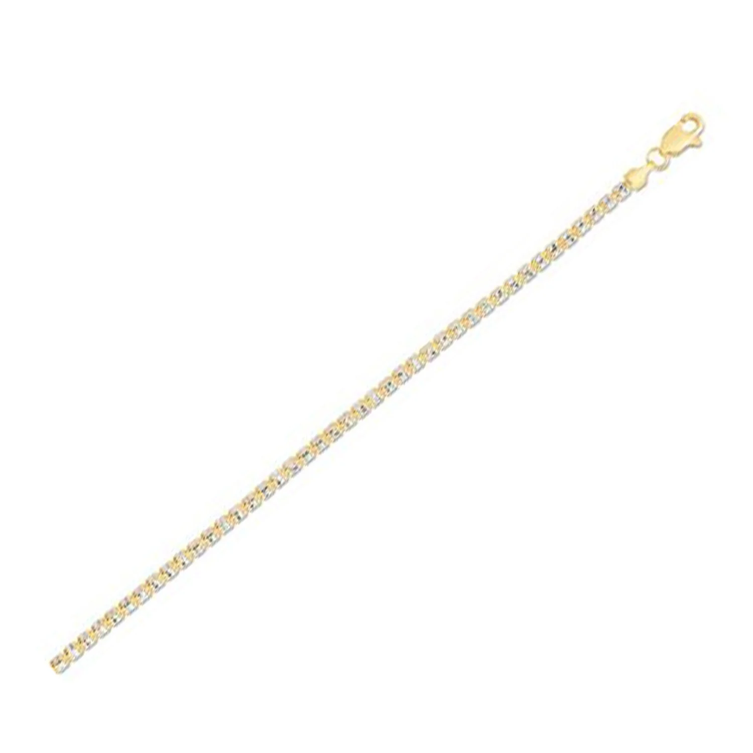 Ice Barrel Chain in 14k Yellow Gold (2.7 mm) - Image 2