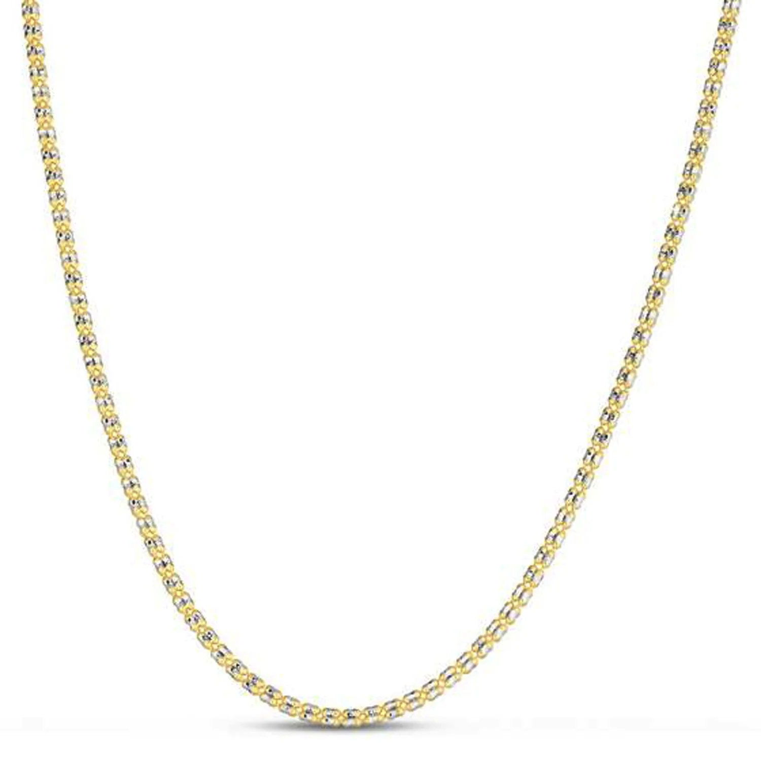 Ice Barrel Chain in 14k Yellow Gold (2.7 mm) - Image 3