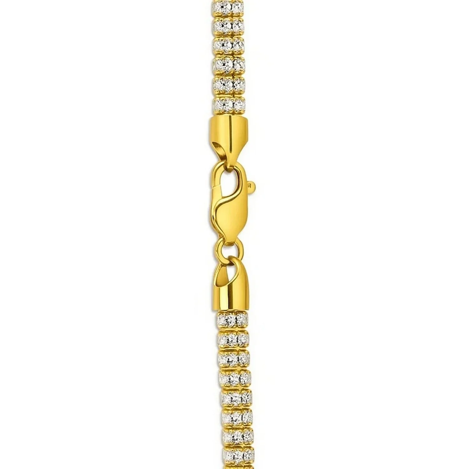 Ice Barrel Chain in 14k Yellow Gold (4.25 mm) - Image 14
