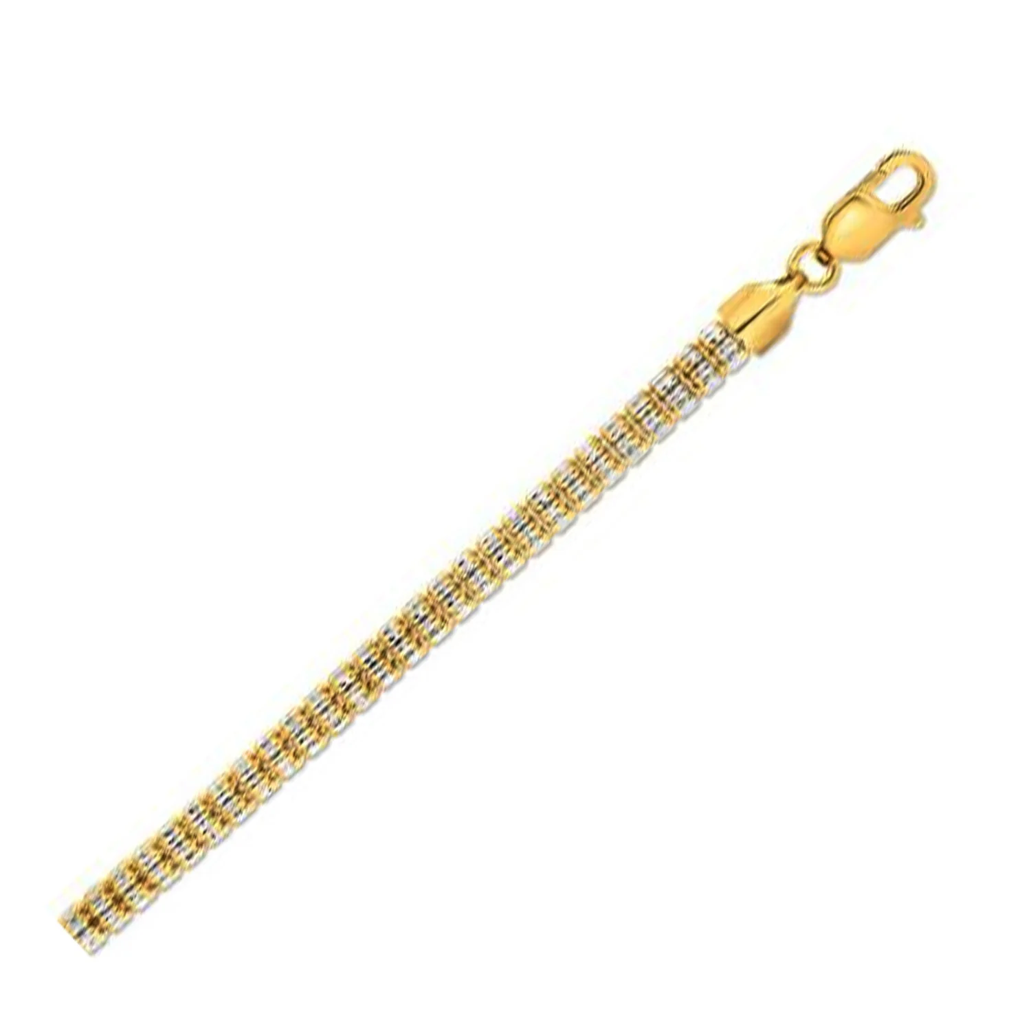 Ice Barrel Chain in 14k Yellow Gold (4.25 mm) - Image 6