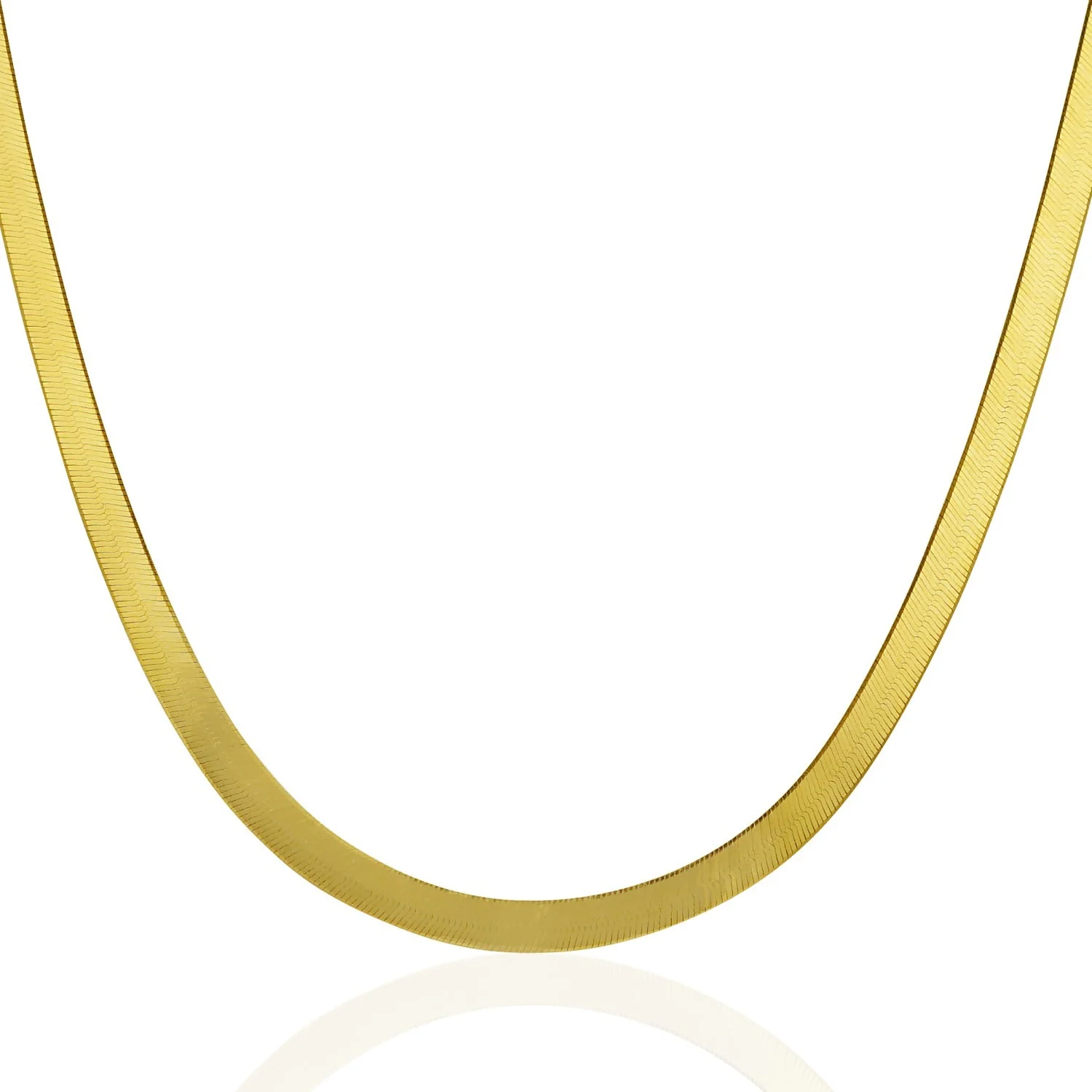 Imperial Herringbone Chain in 10k Yellow Gold (4.6 mm) - Image 2