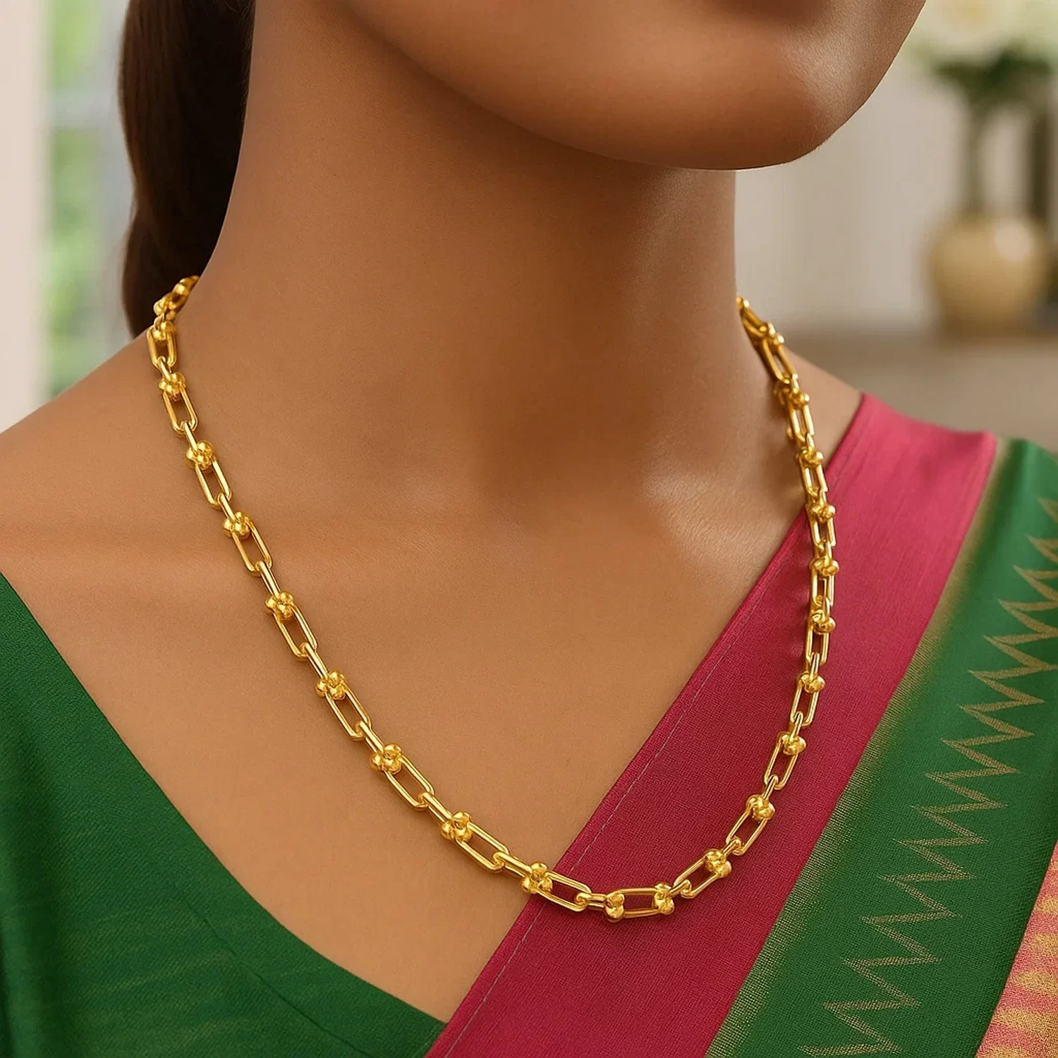 Jax Chain in 14k Yellow Gold (4.0 mm) - Image 6