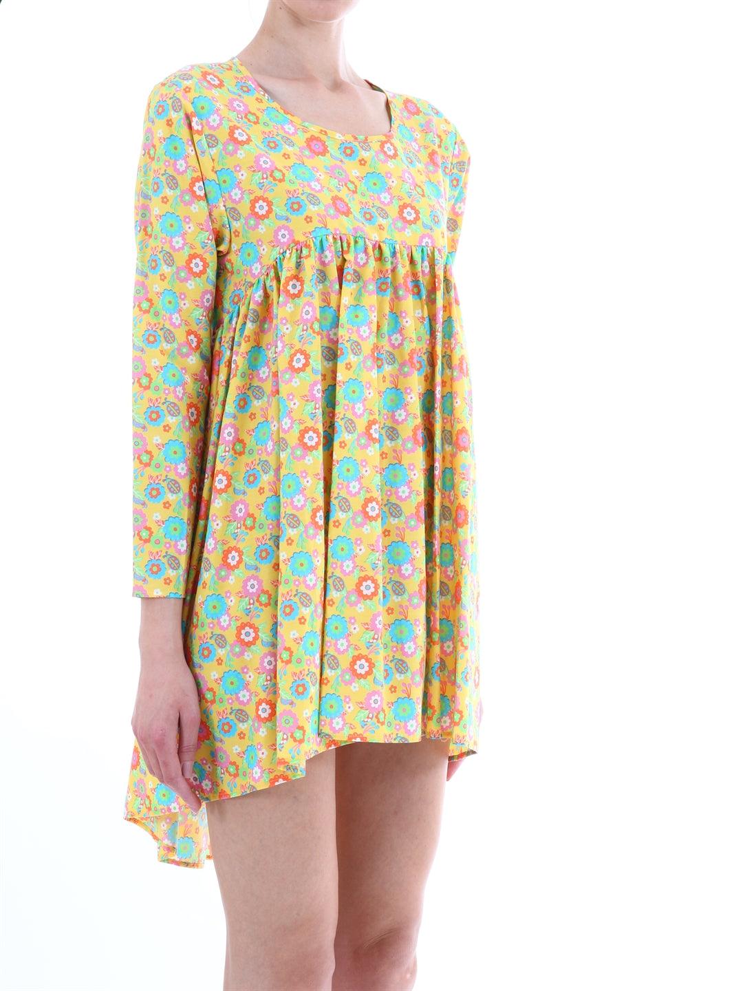Jeremy Scott Yellow Floral Dress - Image 2